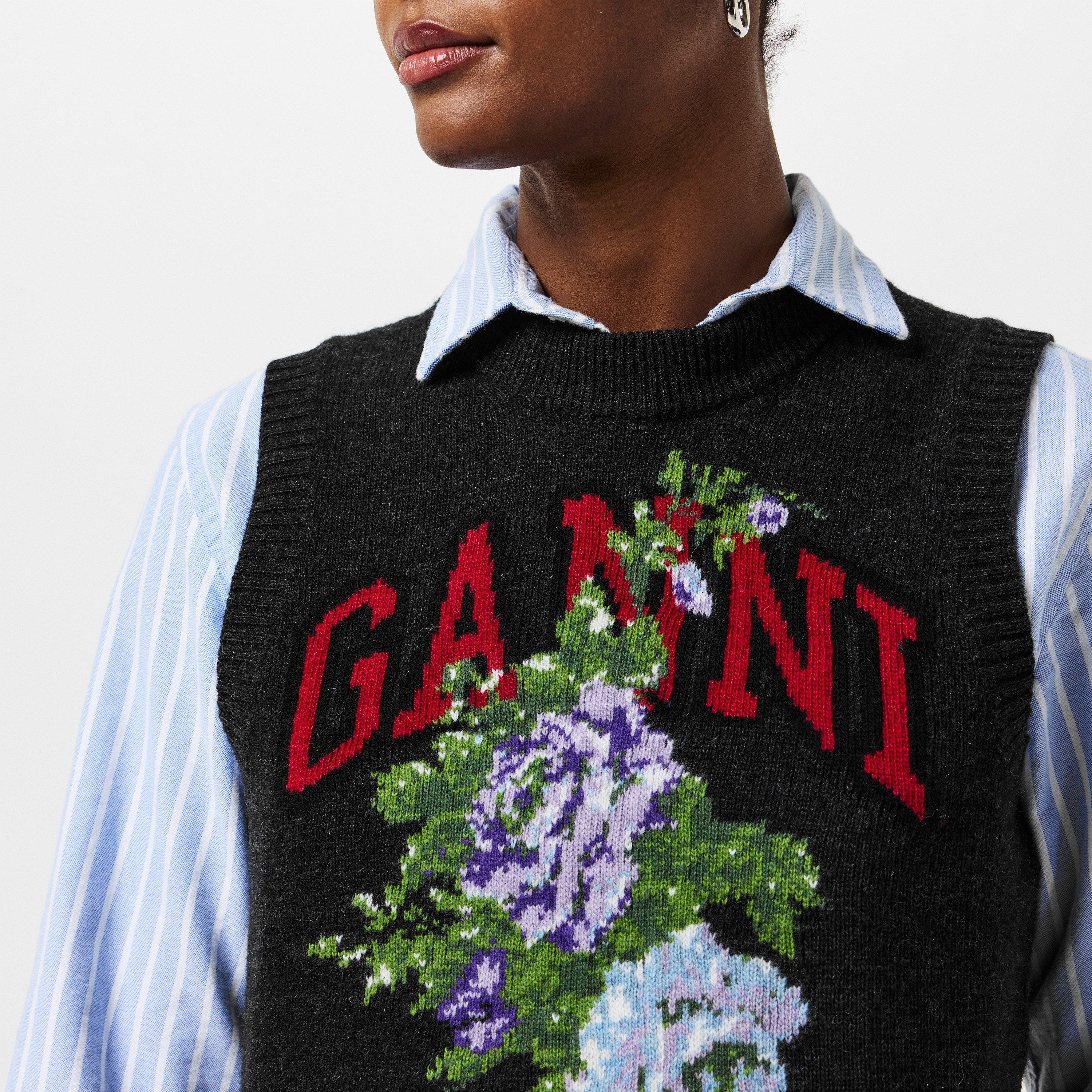 Phantom - Ganni - Ganni Flower Vest Ld54 - 5