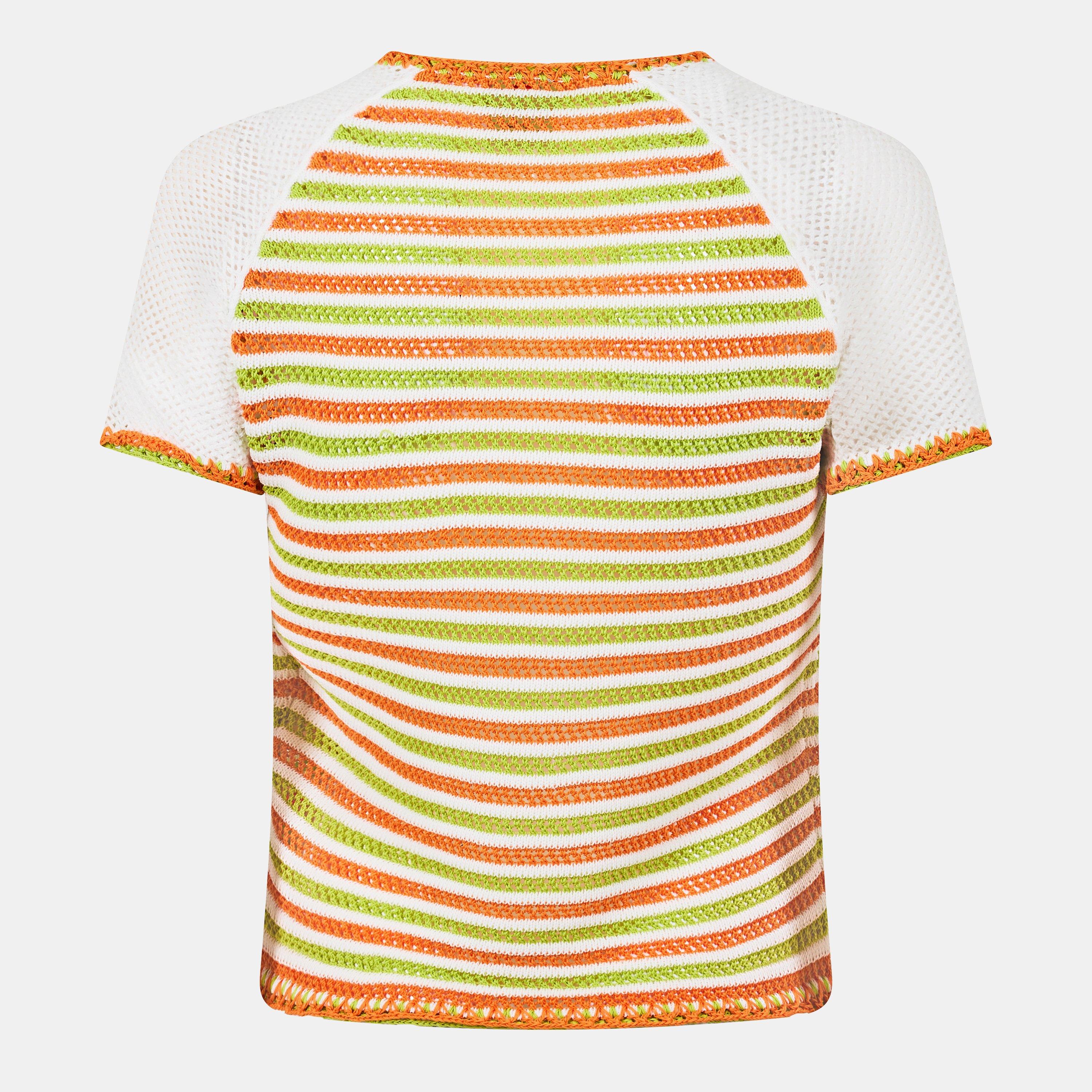 Orange - Casablanca - Women's Casa Rave Crew Neck Jumper - 2