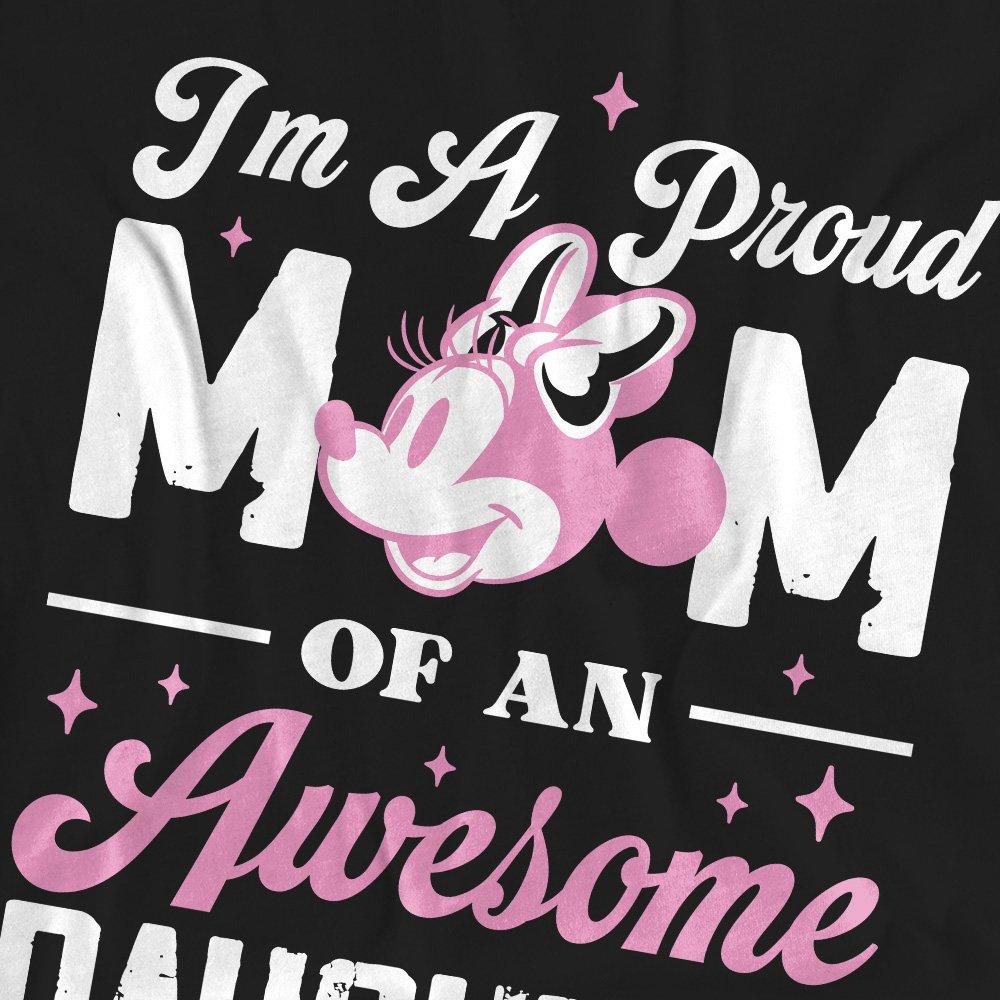 Black - Disney - Minnie Mouse Proud Mom Of An Awesome Daughter T-Sh - 2