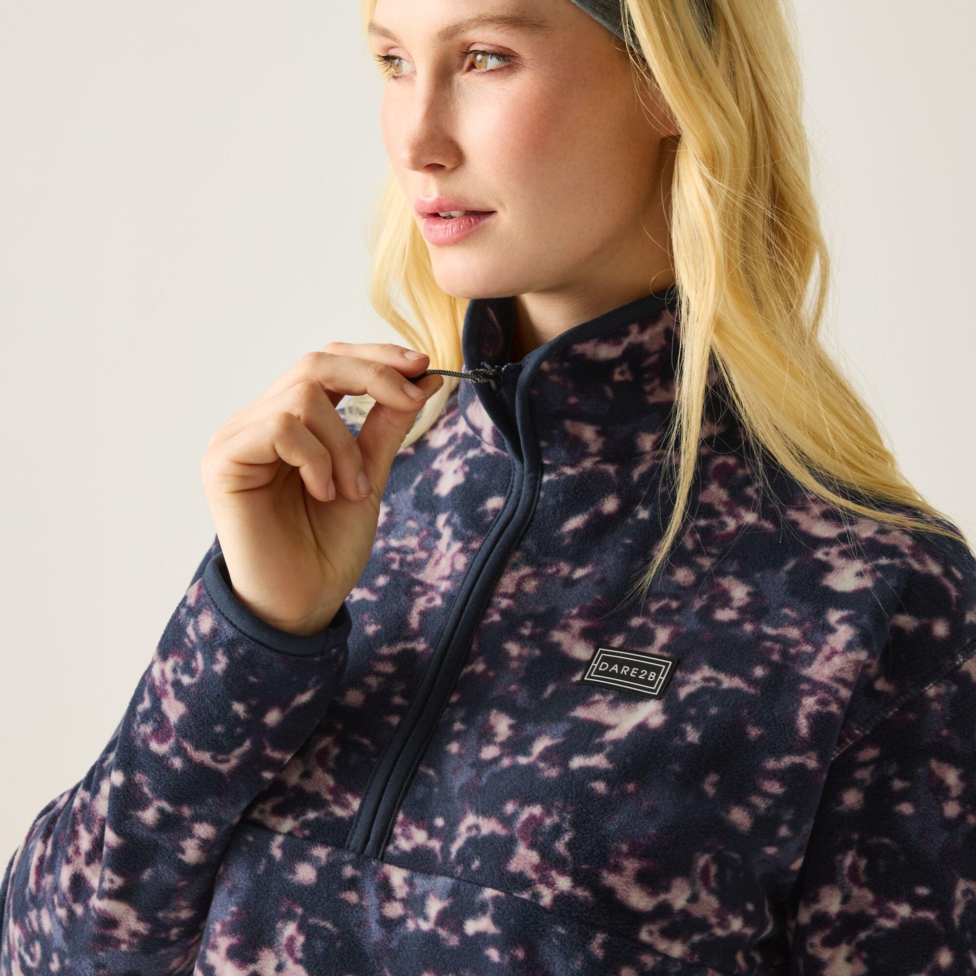 Navy Ink Print - Dare 2b - Womens Amble Fleece - 4