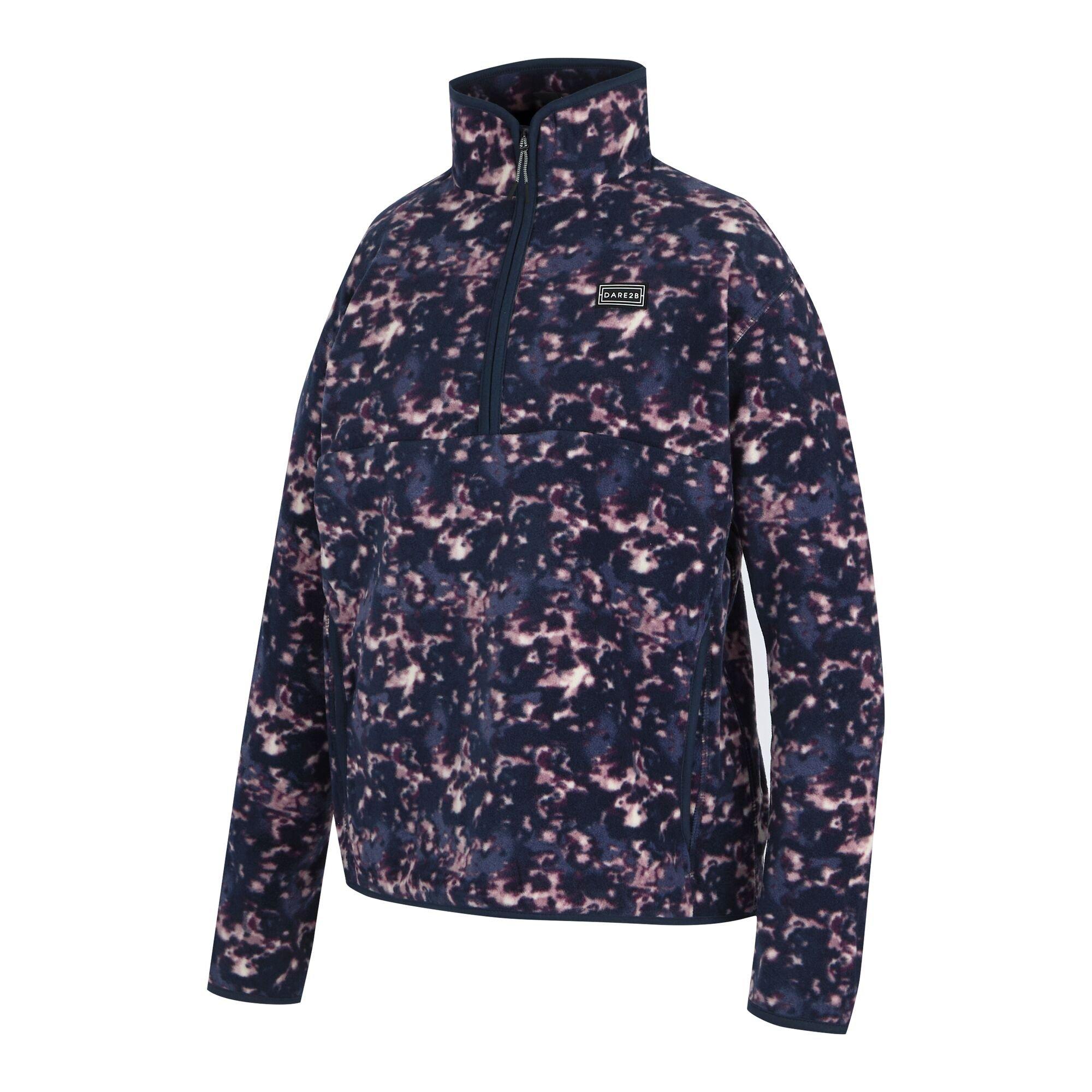 Navy Ink Print - Dare 2b - Womens Amble Fleece - 7