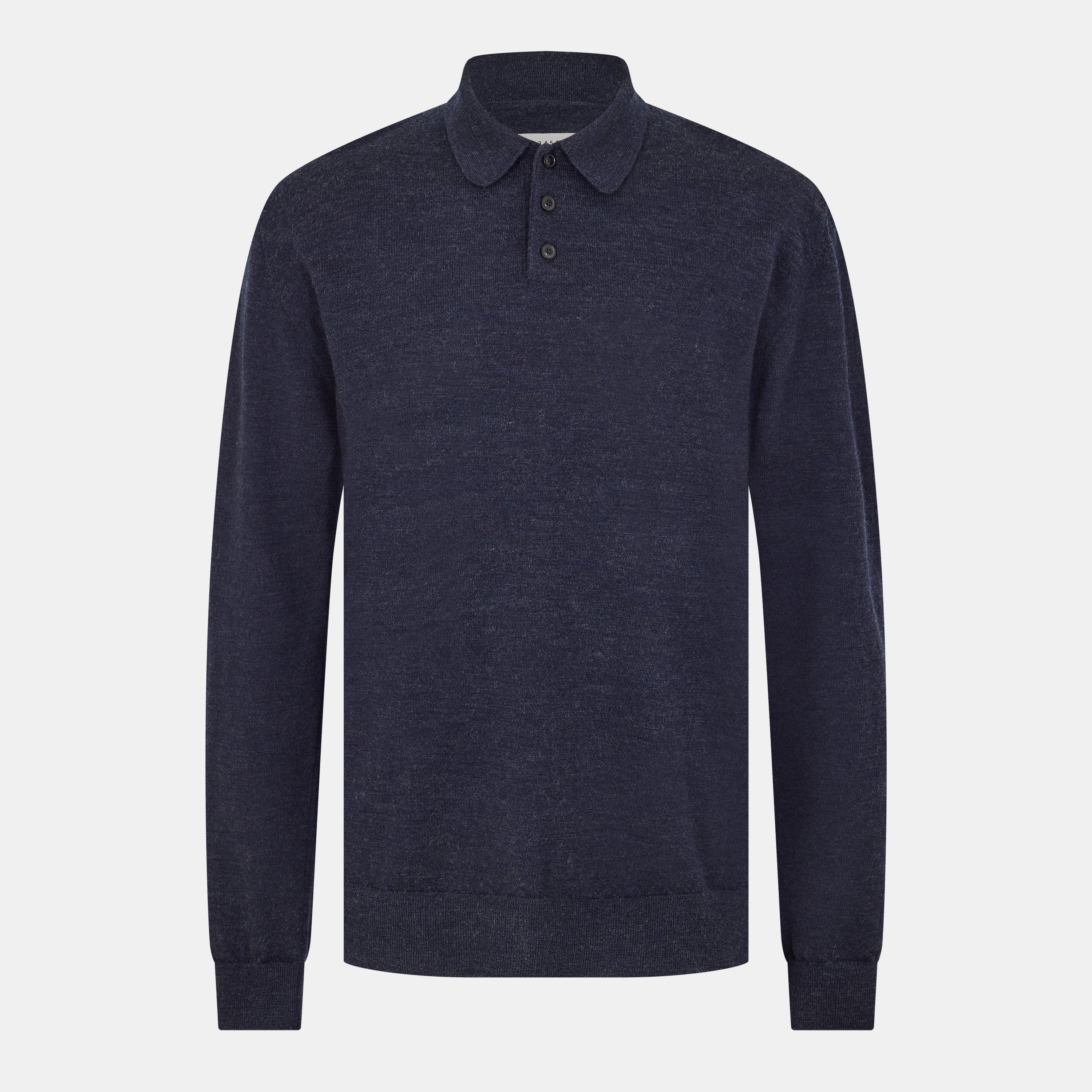 Maison Margiela Men's Knitted Top - Navy - Large