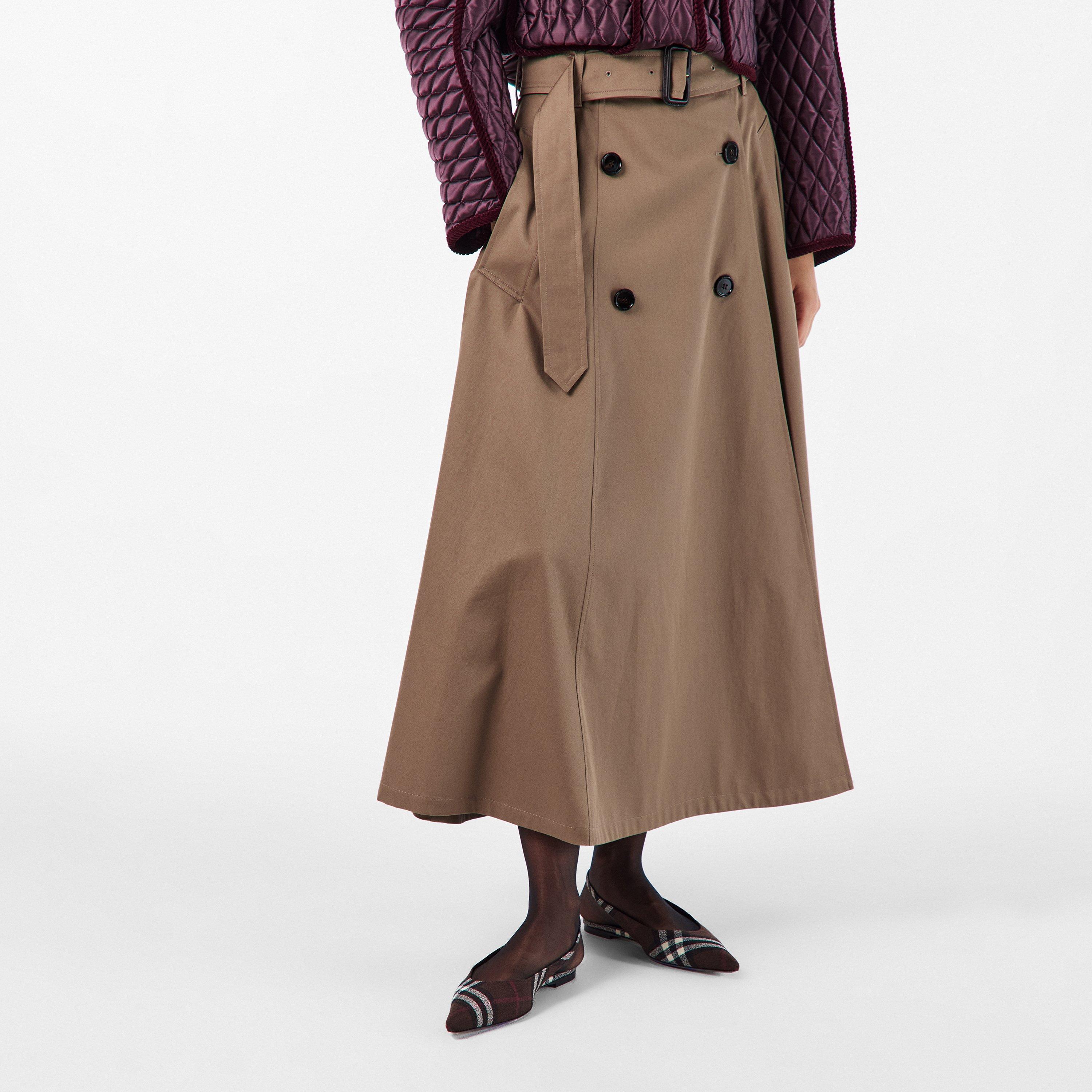 CLAY BROWN - Burberry - Women's Burb Brenda Flared Skirt - 3