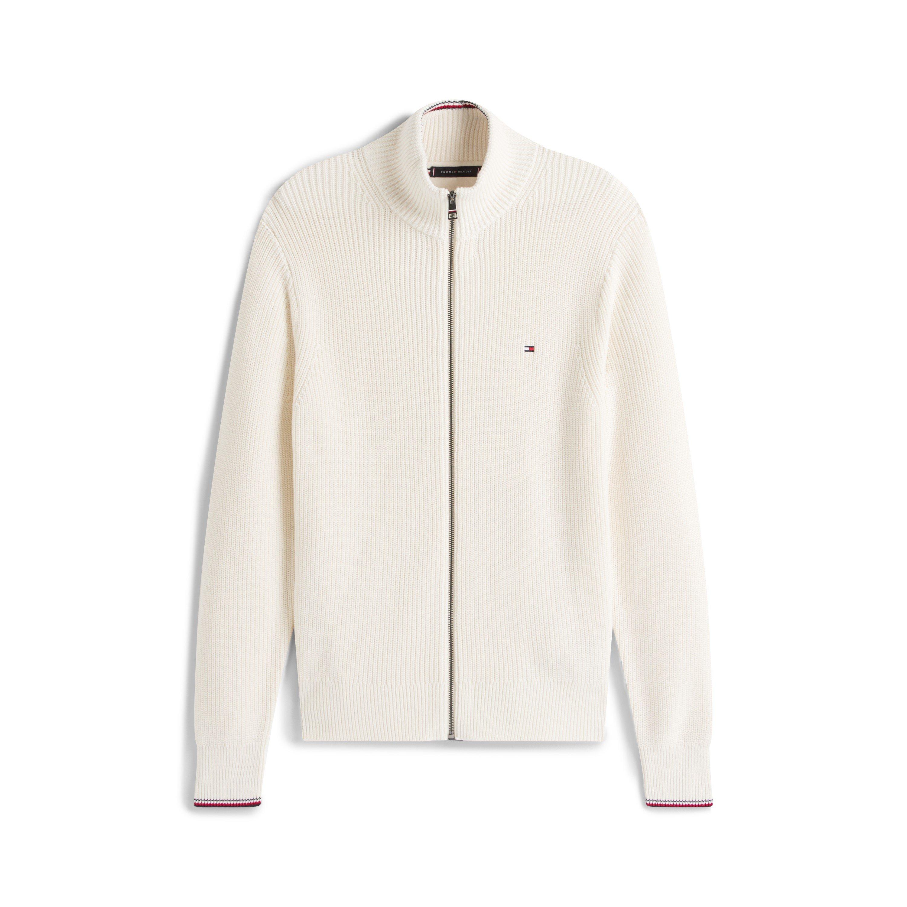 Tommy Hilfiger Men's Crew Neck Jumper - Ivory Petal Z00 - L
