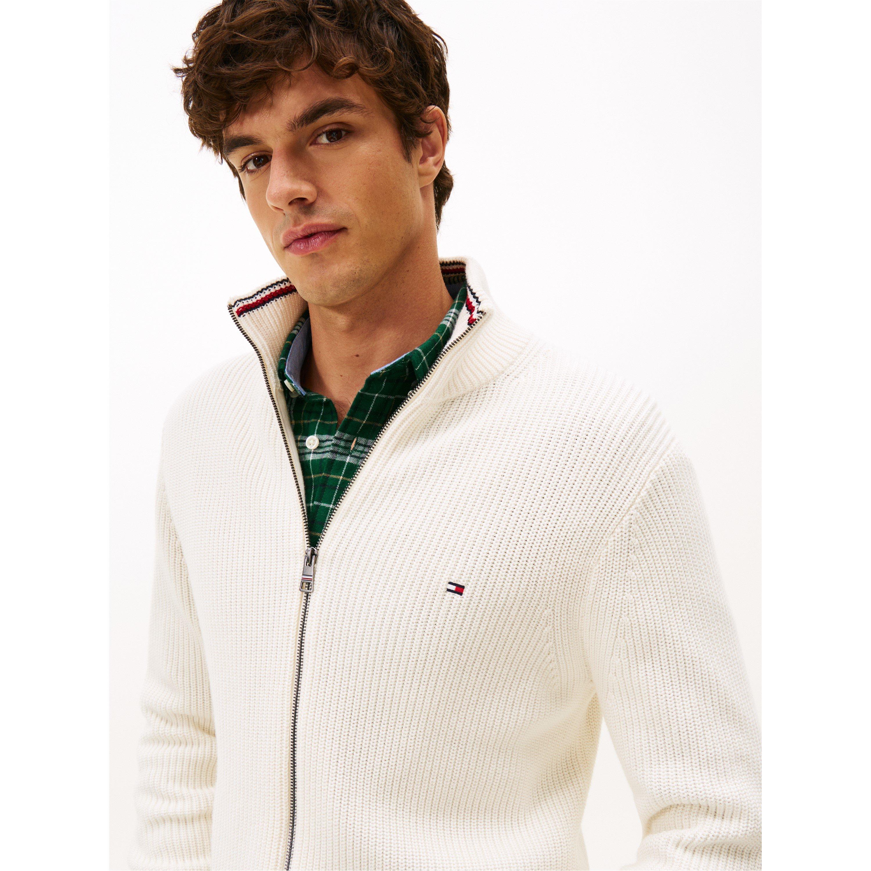 Ivory Petal Z00 - Tommy Hilfiger - Men's Crew Neck Jumper - 5