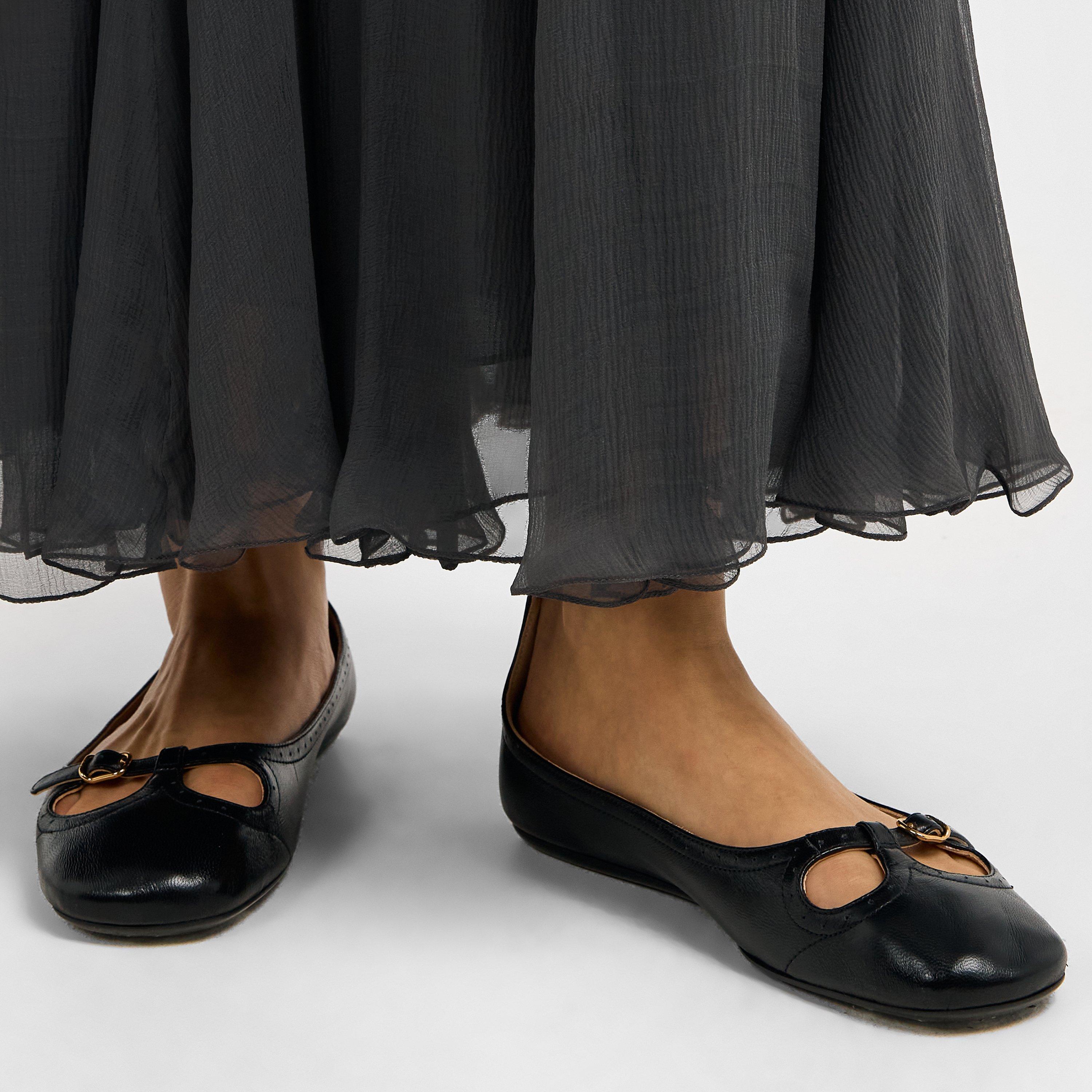 Pearly Black - Chloe - Womens Silk Maxi Dress - 5