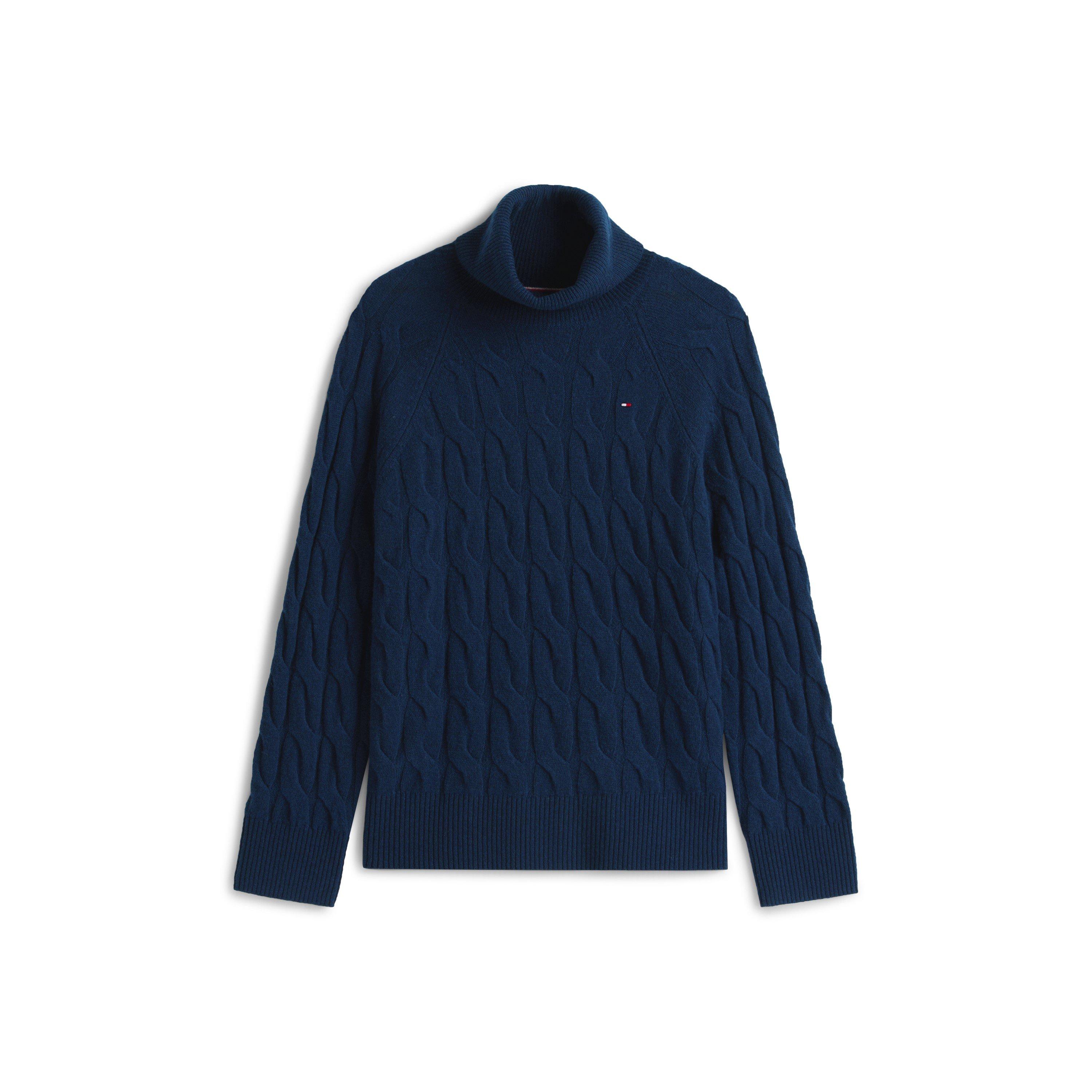 Tommy Hilfiger Women's Lightweight Knit Crew Neck Jumper - Dark Night Navy - 10 (S)