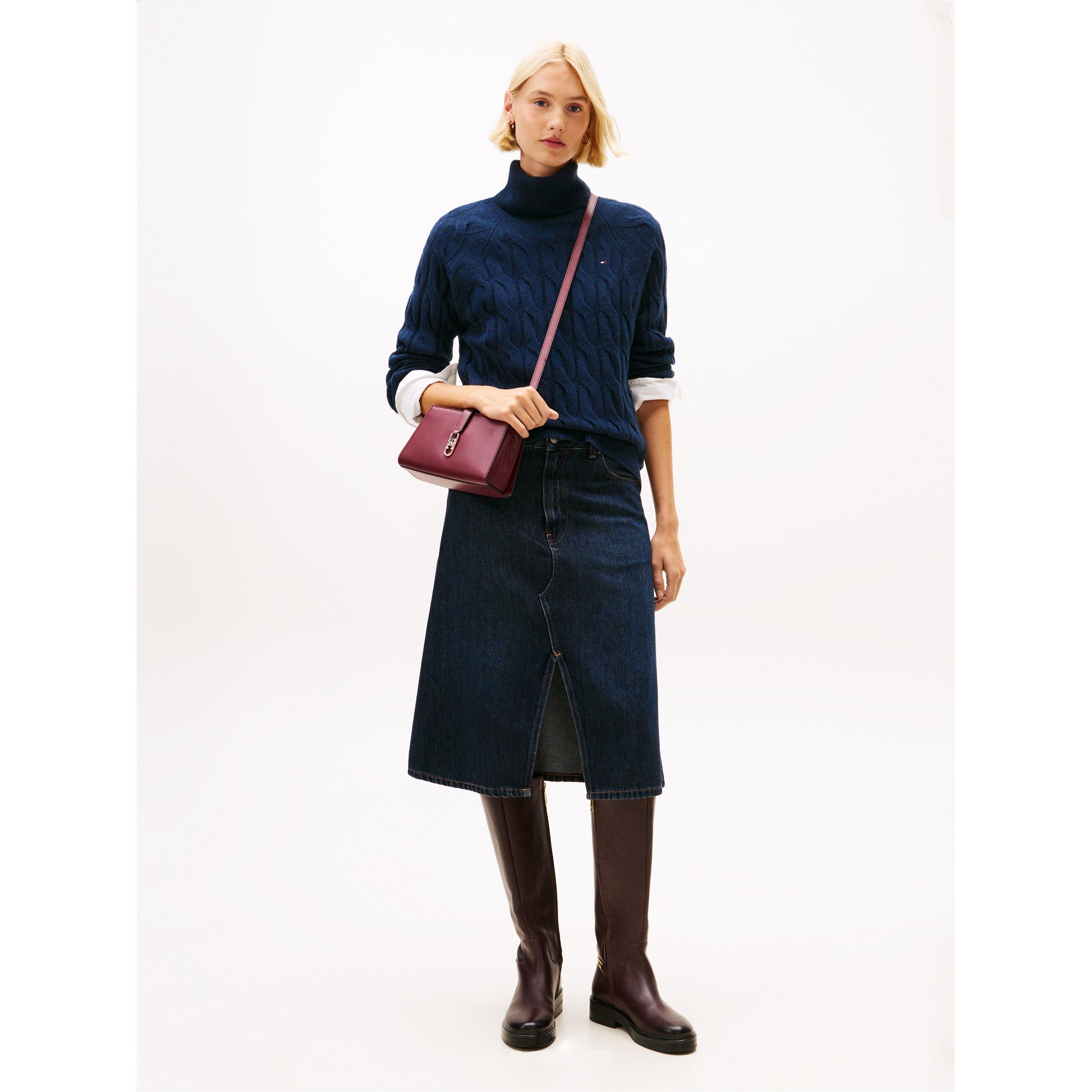 Dark Night Navy - Tommy Hilfiger - Women's Crew Neck Jumper - 3