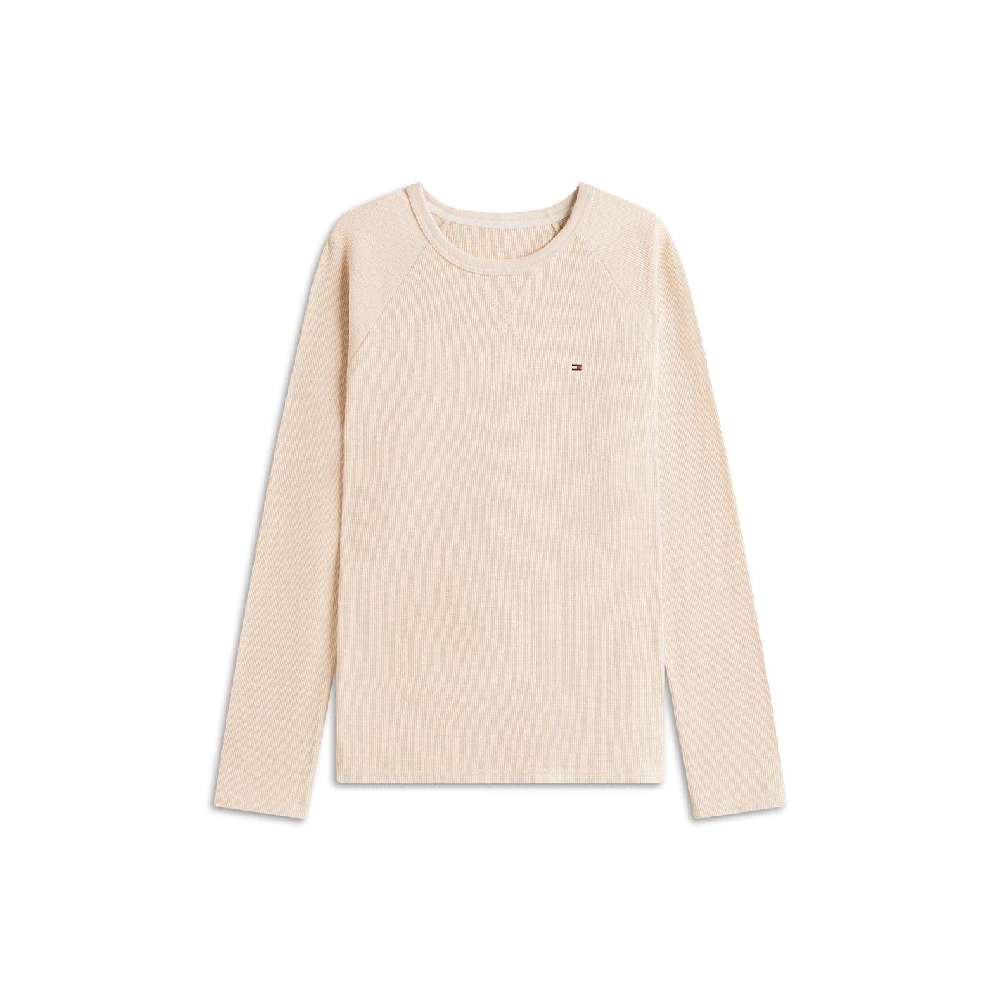 Cream/Tartan - Tommy Hilfiger - Long Sleeve Pyjama Set - 2