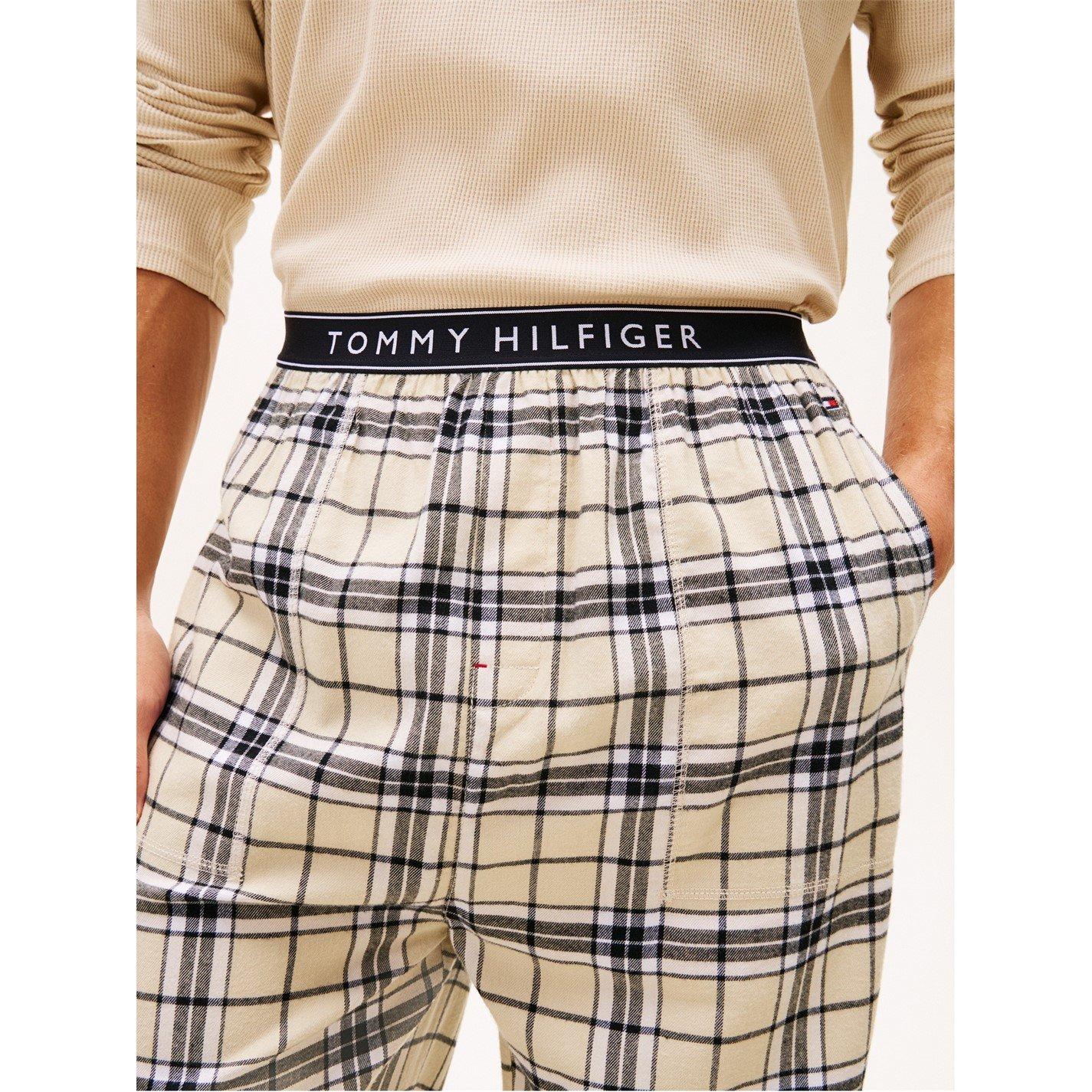Cream/Tartan - Tommy Hilfiger - Long Sleeve Pyjama Set - 6