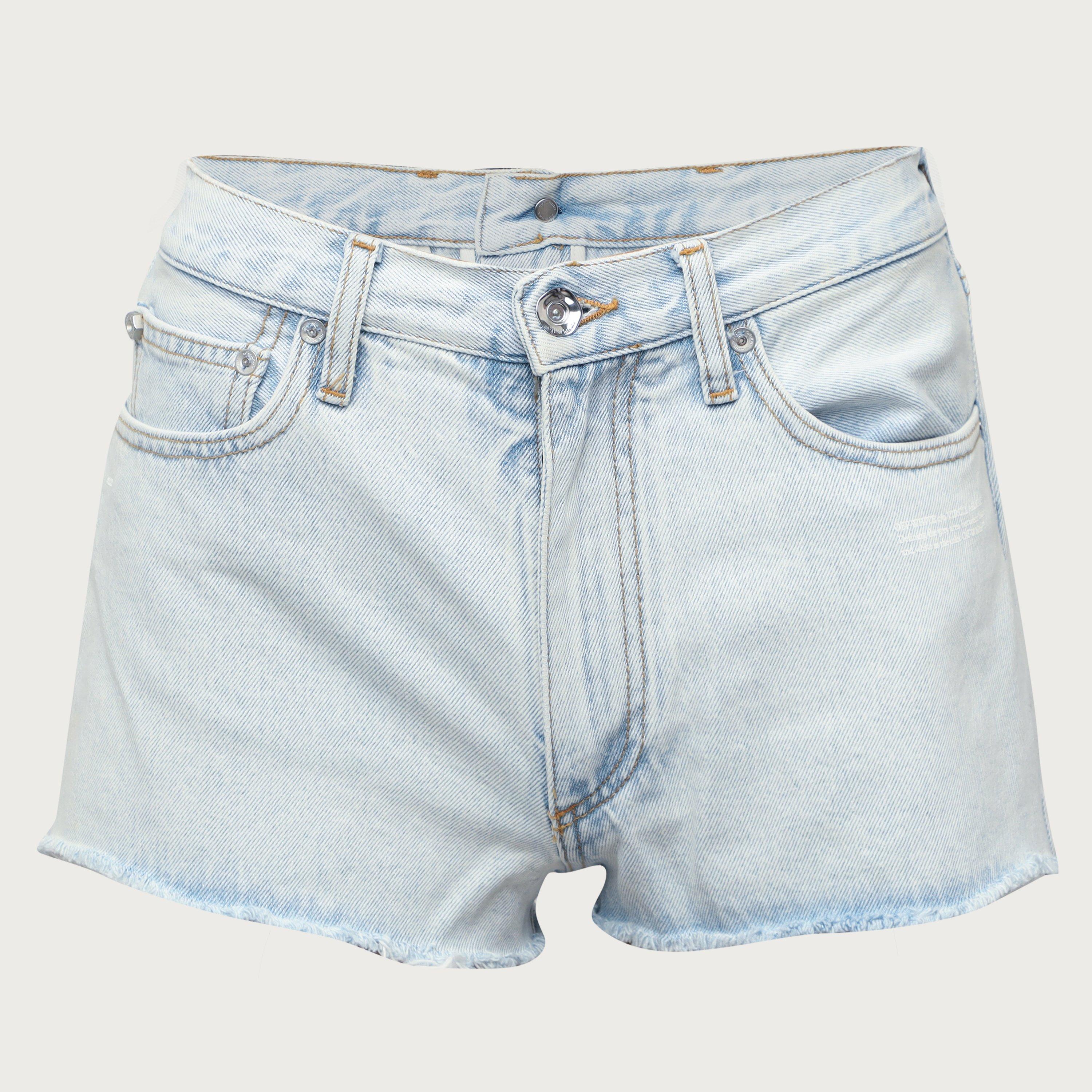 Light Blue - Off White - Off Corp Shorts Ld99 - 1