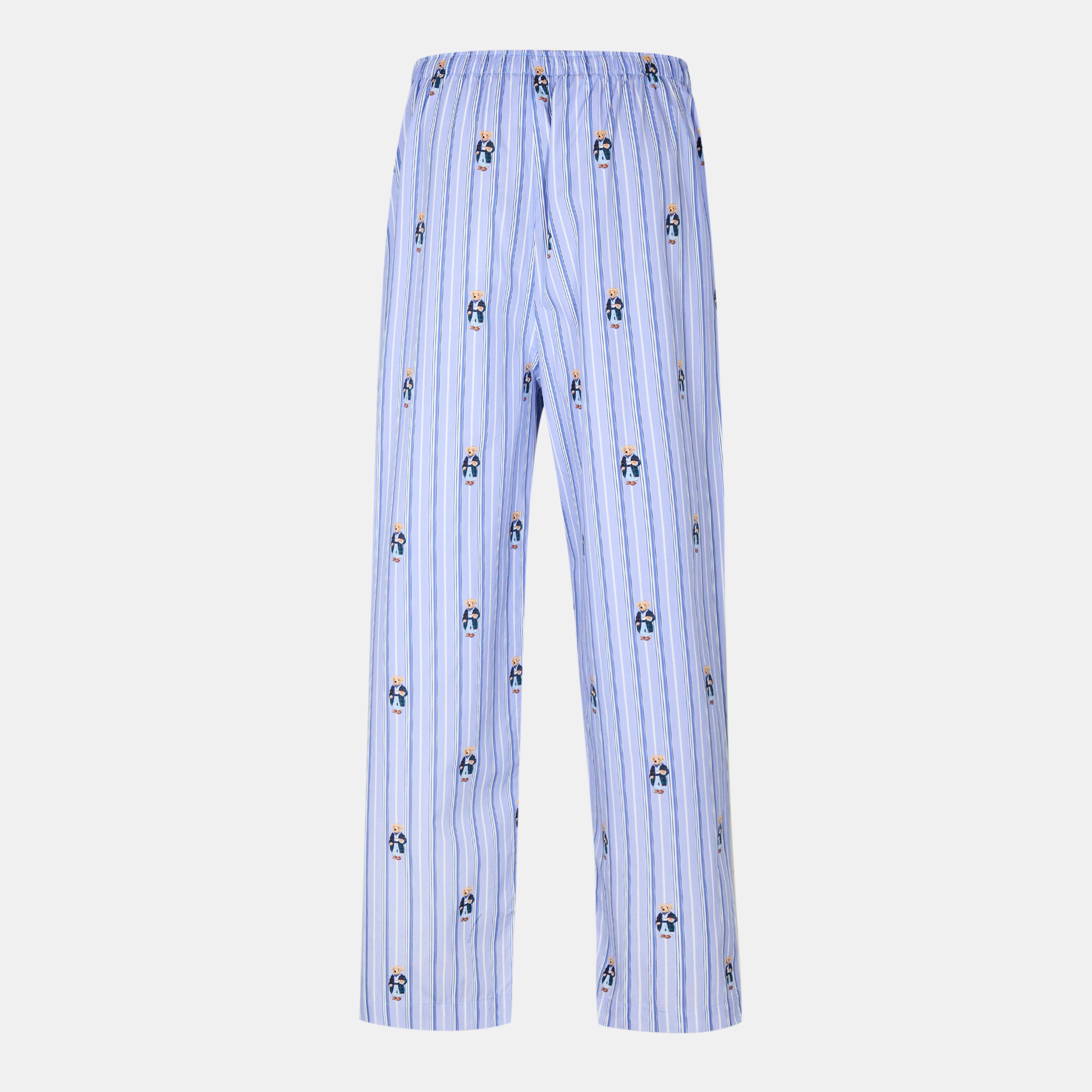 Blu Strp AOB - Polo Ralph Lauren - Men's Bear Bottoms Pyjama Trousers - 2