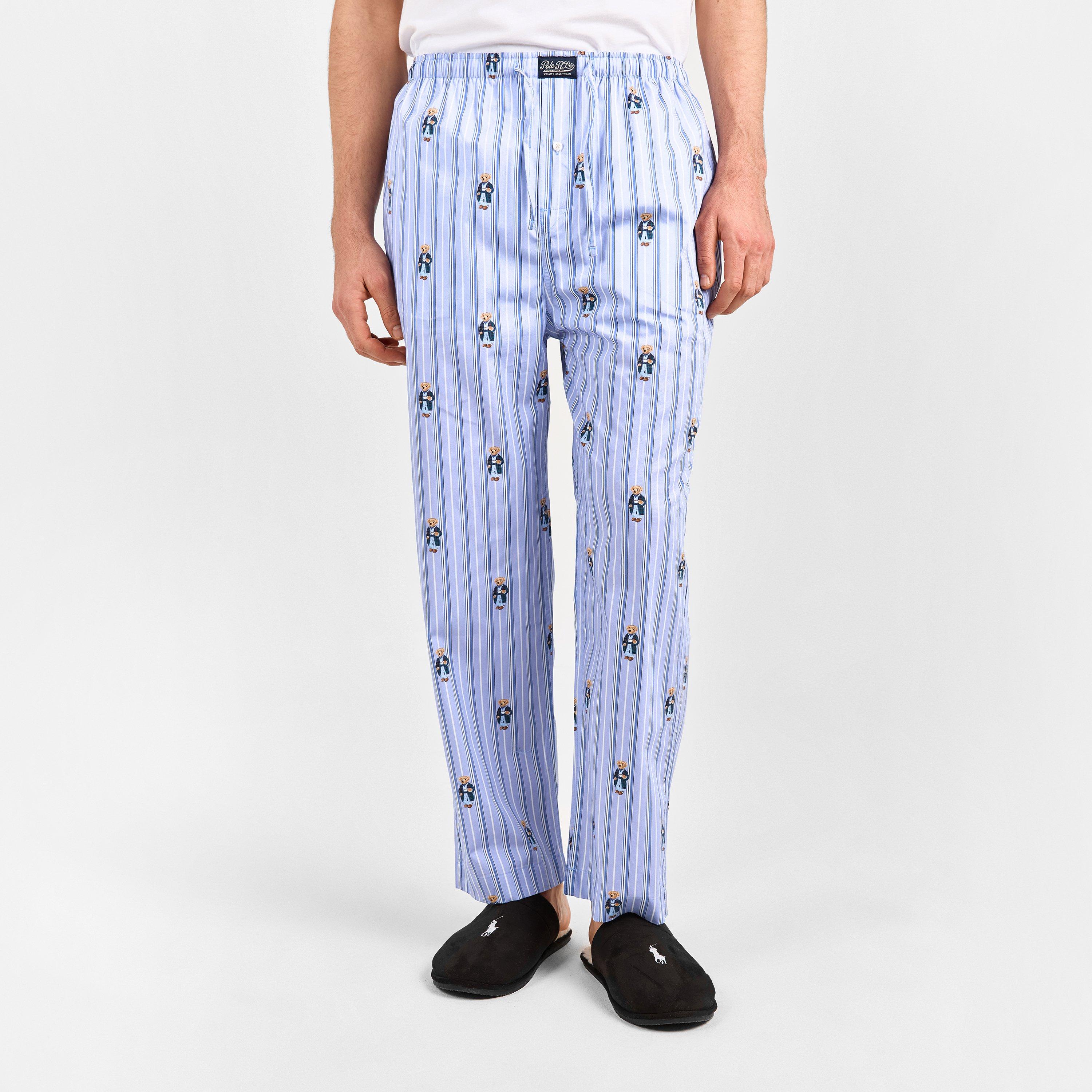 Blu Strp AOB - Polo Ralph Lauren - Men's Bear Bottoms Pyjama Trousers - 3