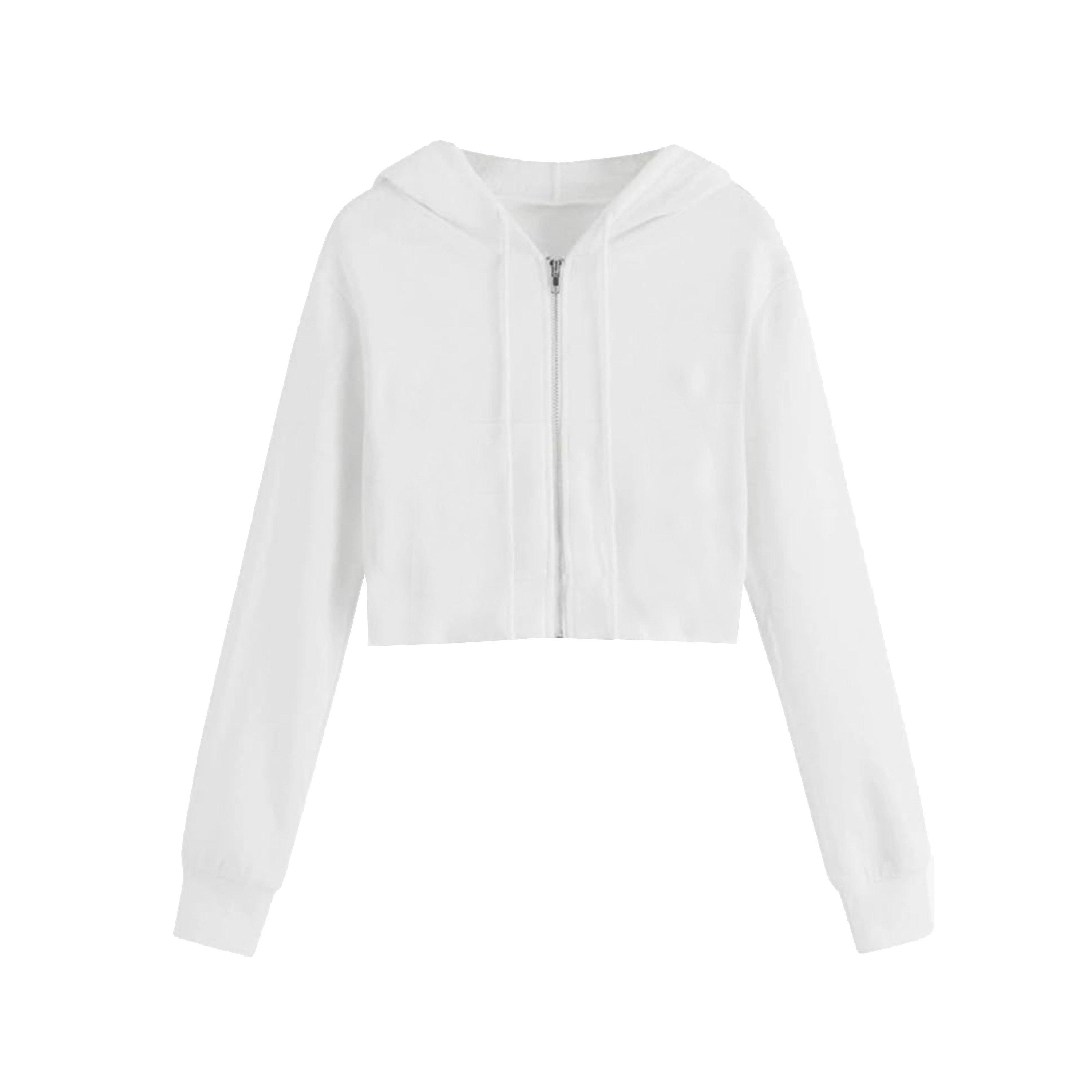 Miso Women's Cropped Hoodie - White - 16 (XL)