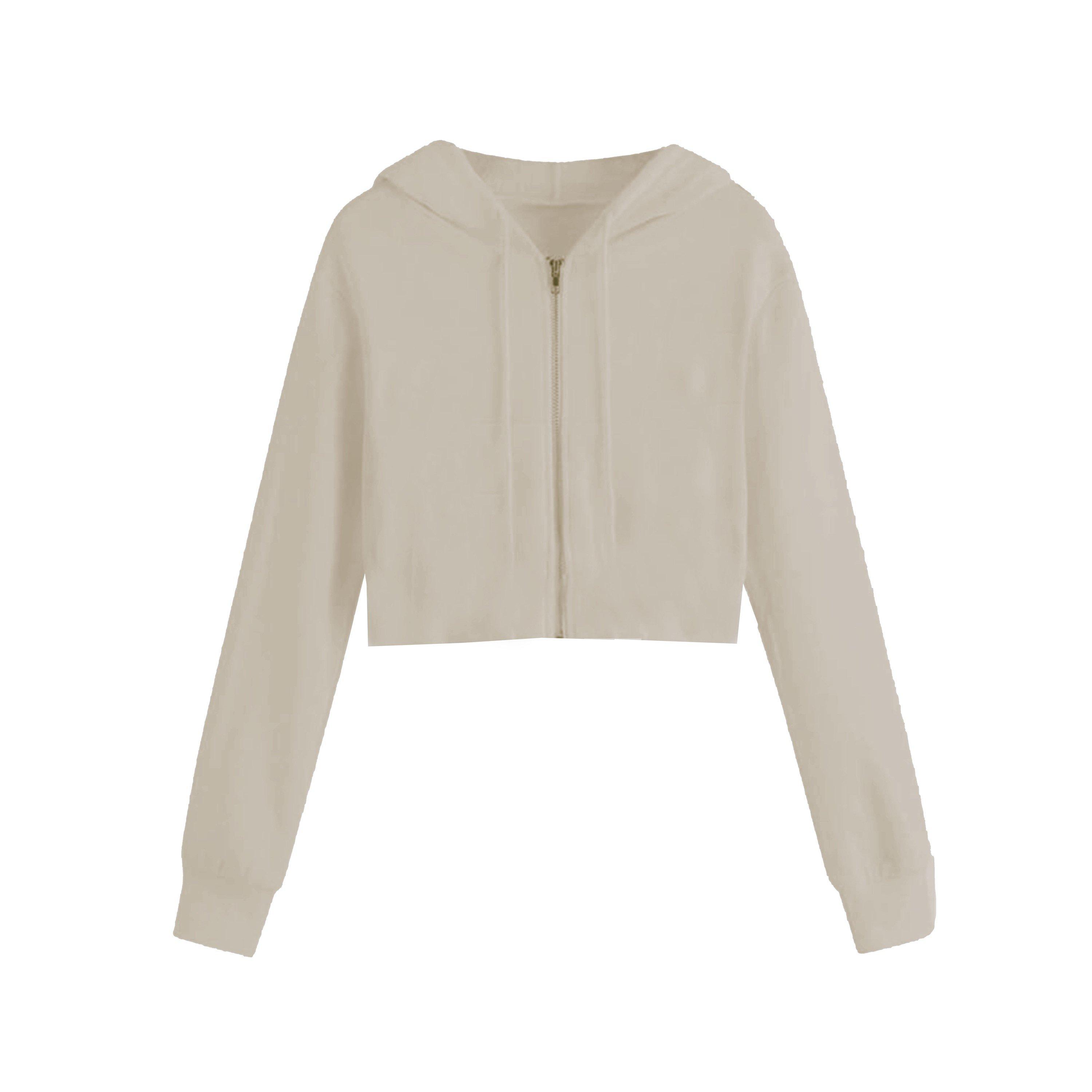 Miso Women's Cropped Hoodie - Sand - 16 (XL)