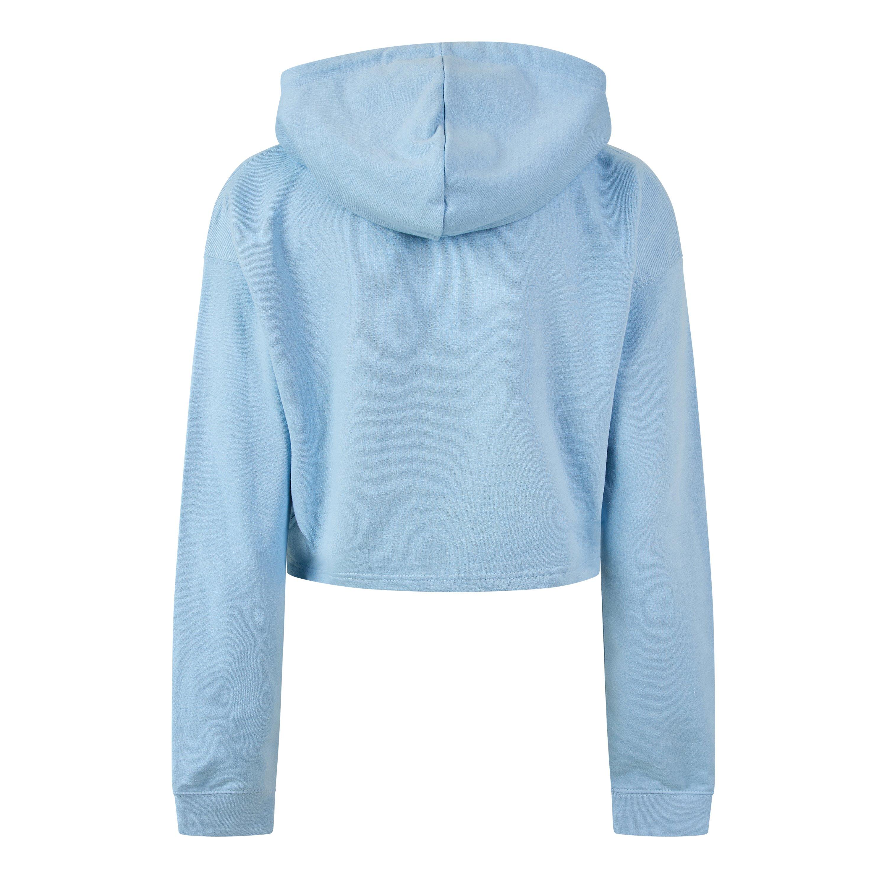 Blue - Miso - Women's Cropped Hoodie - 2