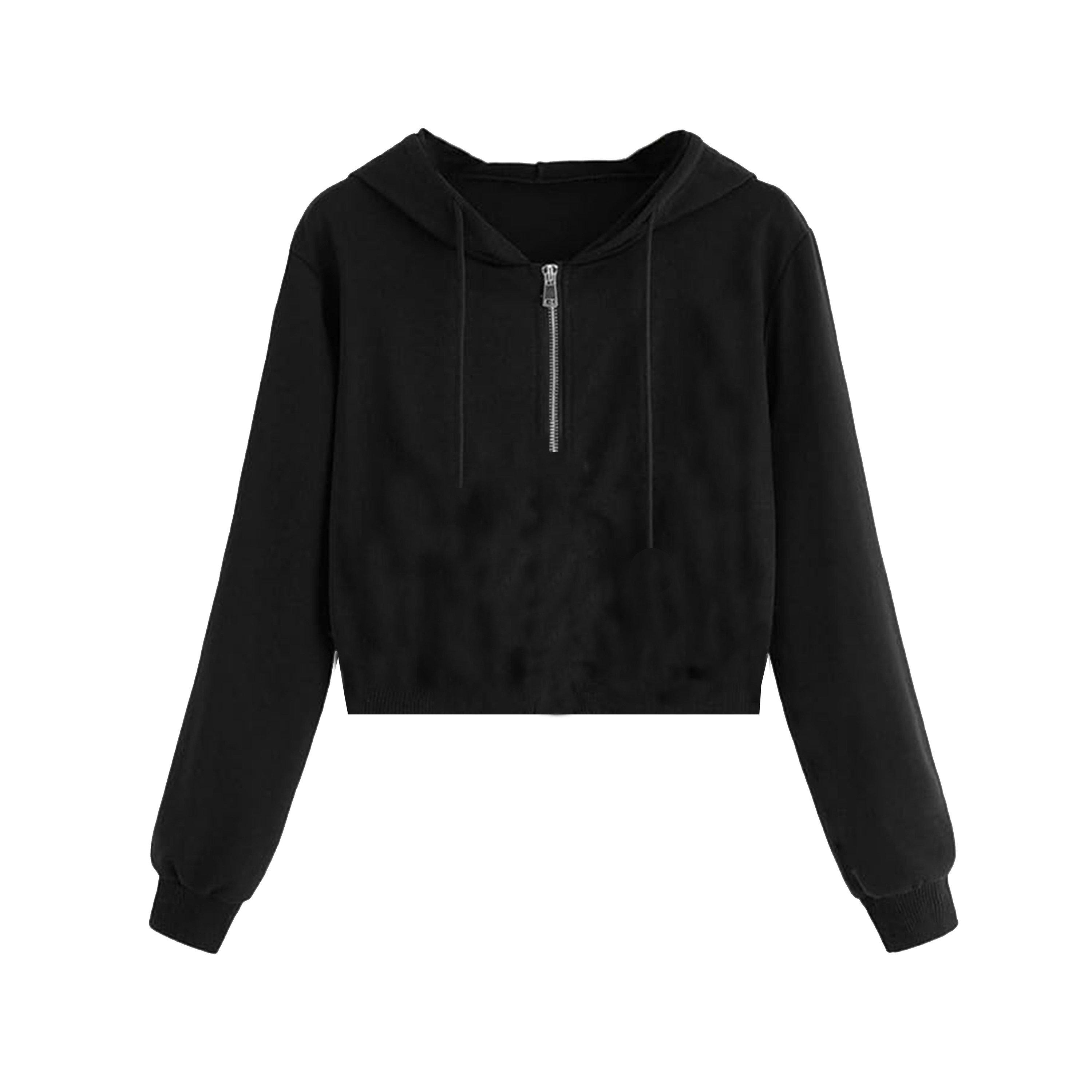 Miso Women's Cropped Hoodie - Black - 16 (XL)