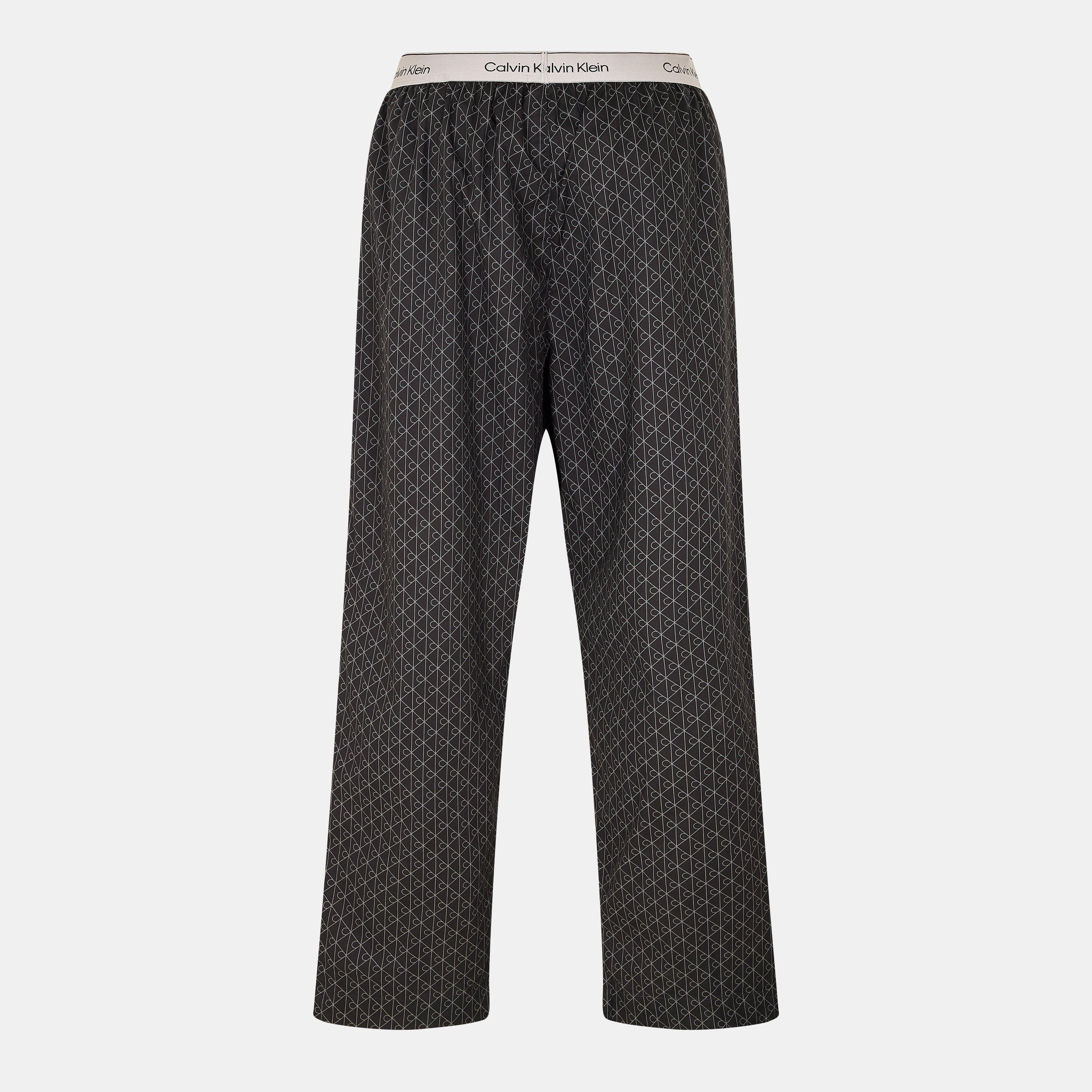 Monogram - Calvin Klein - Men's Poplin Pyjama Trousers - 2