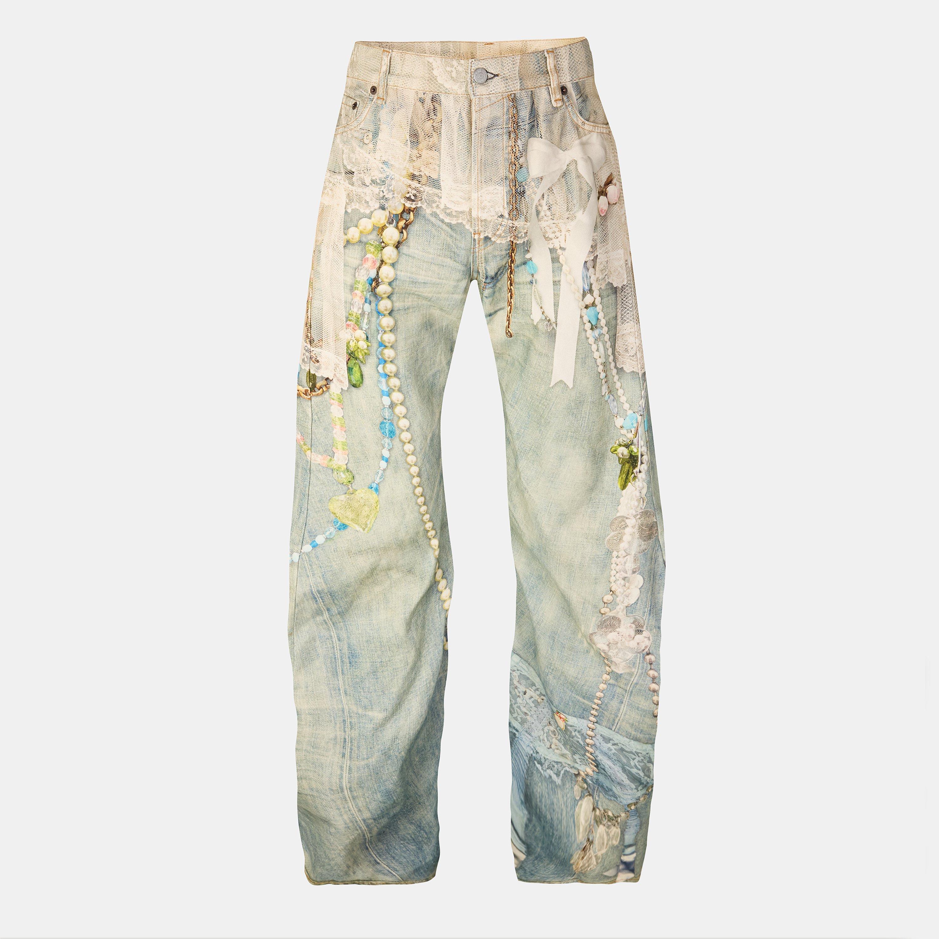 Multi - Acne Studios - Men's Wide Fit Jeans - 1