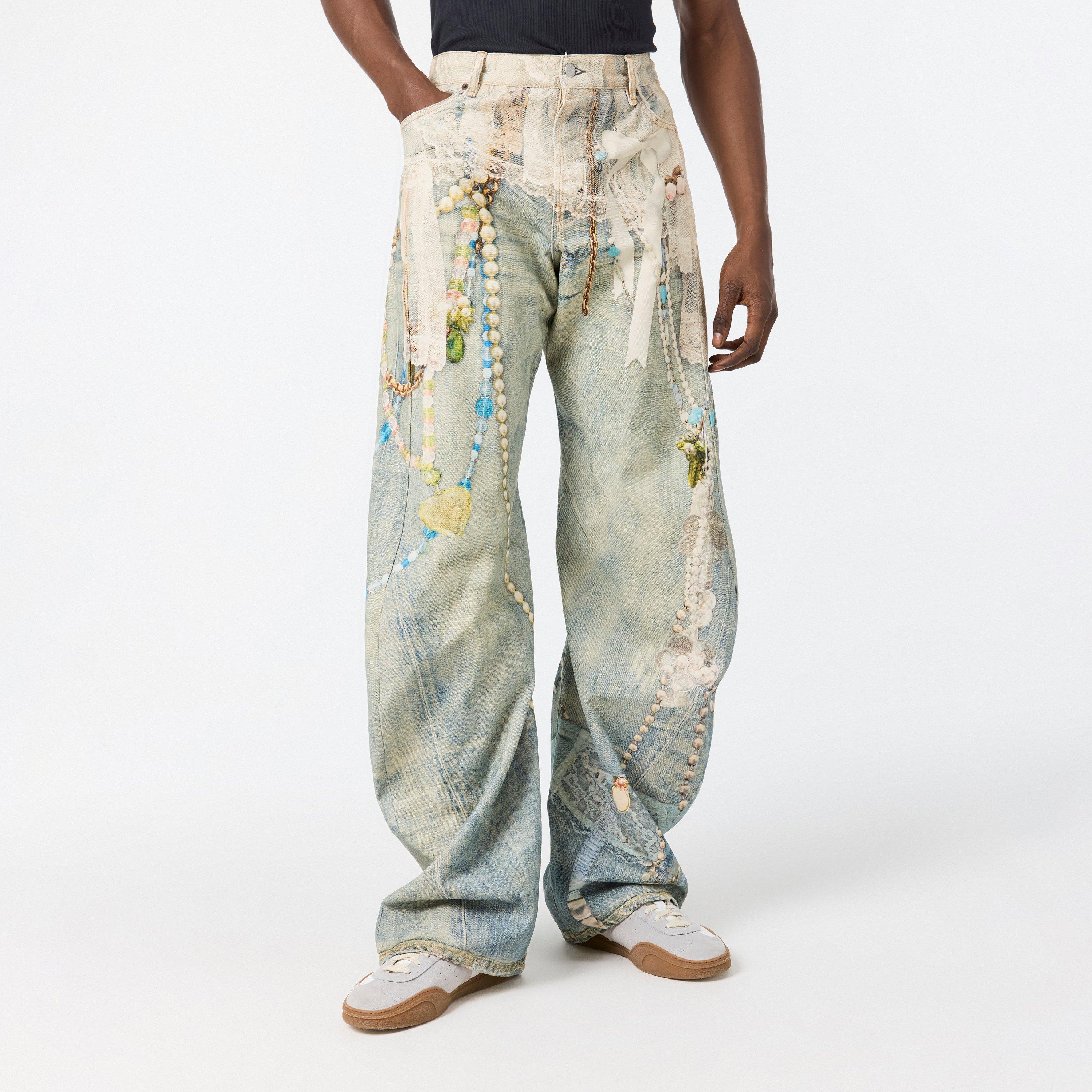 Multi - Acne Studios - Men's Wide Fit Jeans - 3