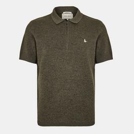 Jack Wills Short Sleeve Zip Knit Polo