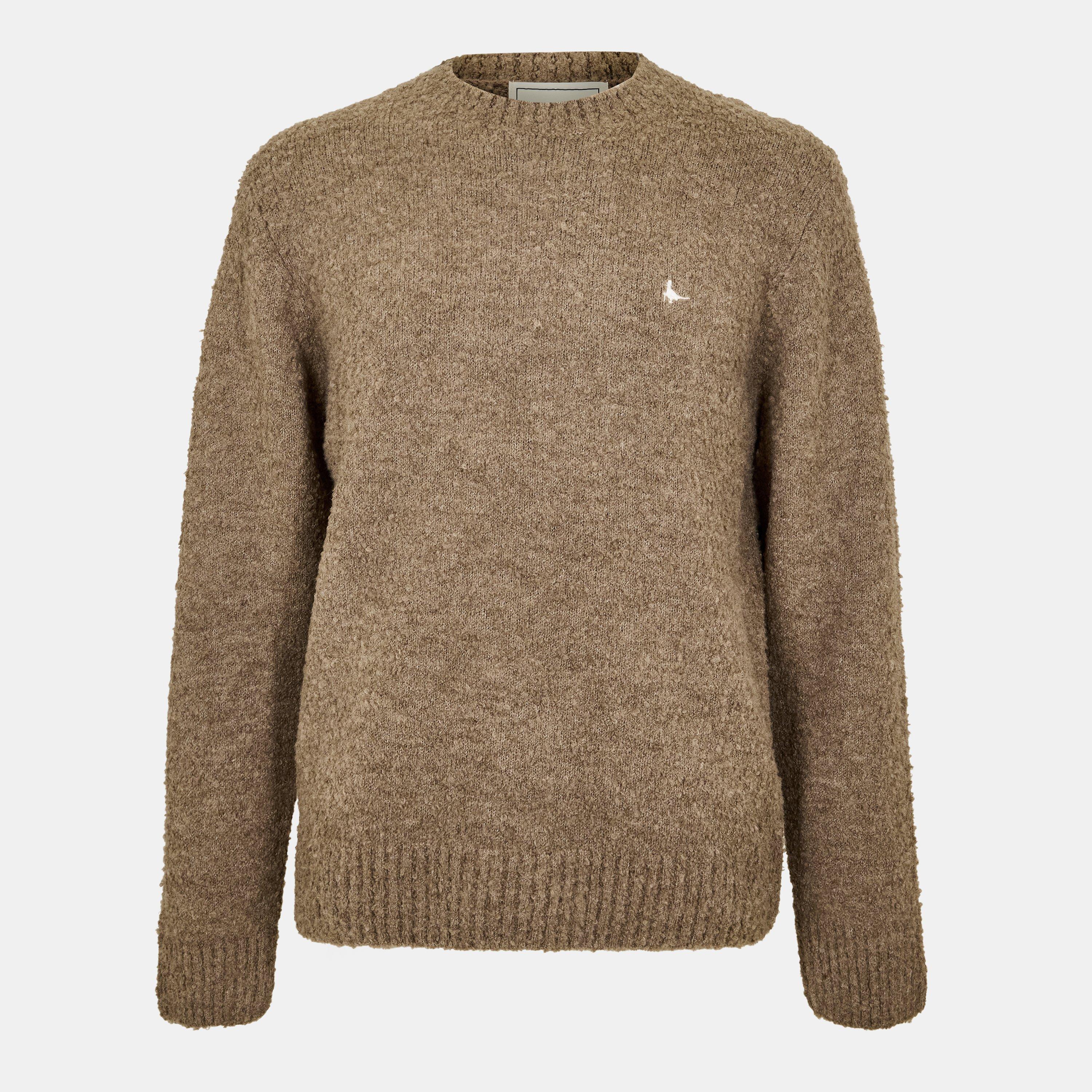 Fawn Marl - Jack Wills - Boucle Jumper Long sleeve Men Sweater - 1