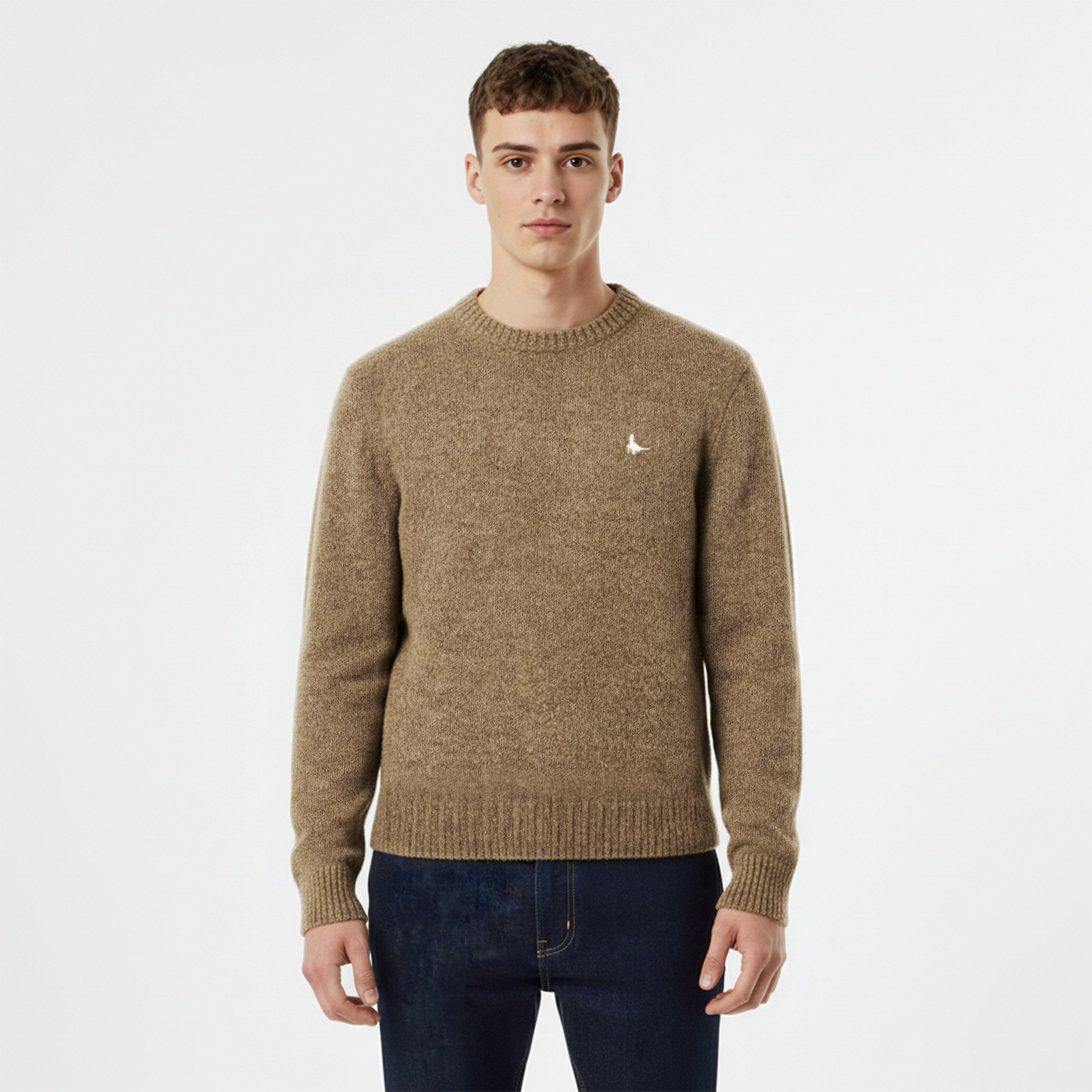 Fawn Marl - Jack Wills - Boucle Jumper Long sleeve Men Sweater - 3
