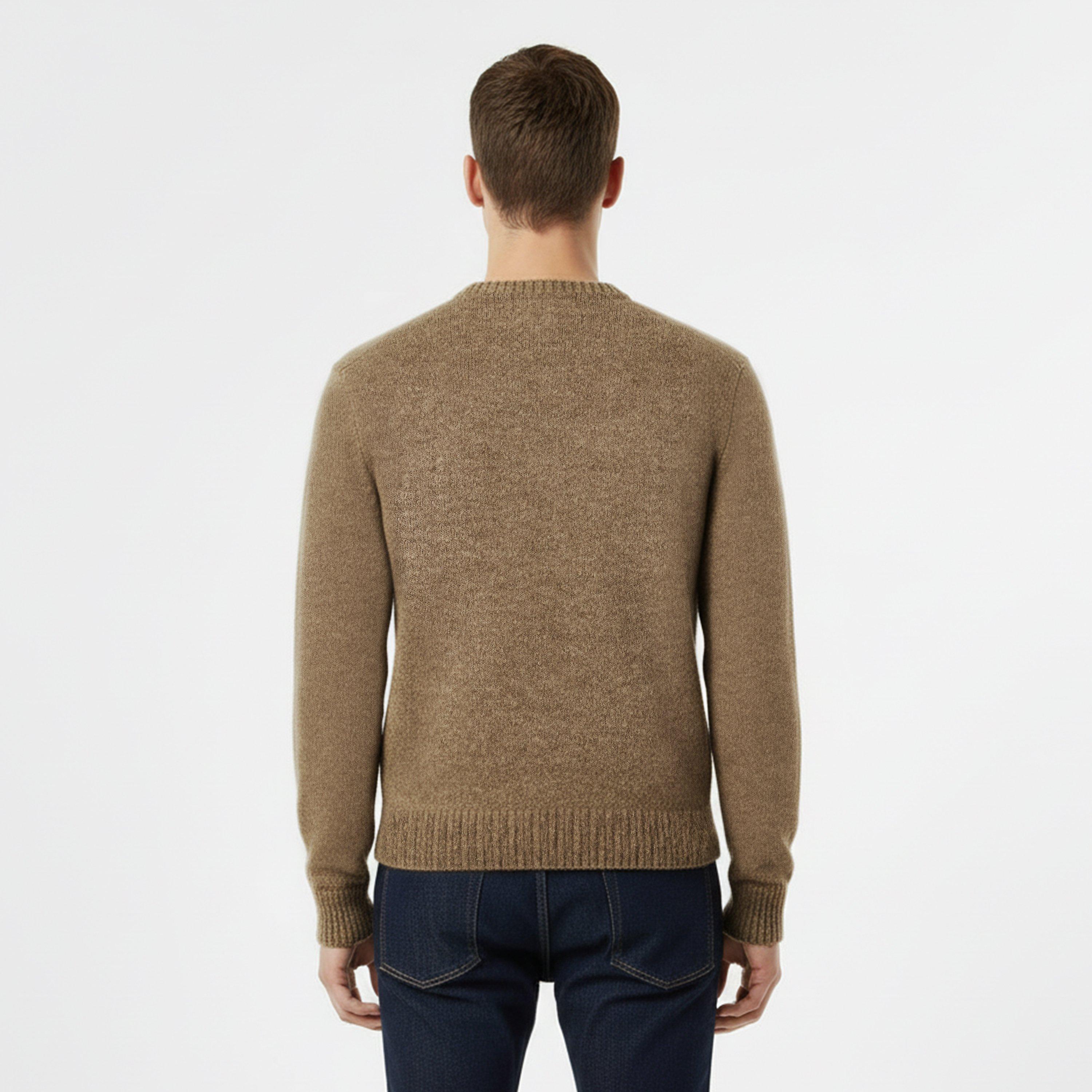 Fawn Marl - Jack Wills - Boucle Jumper Long sleeve Men Sweater - 4
