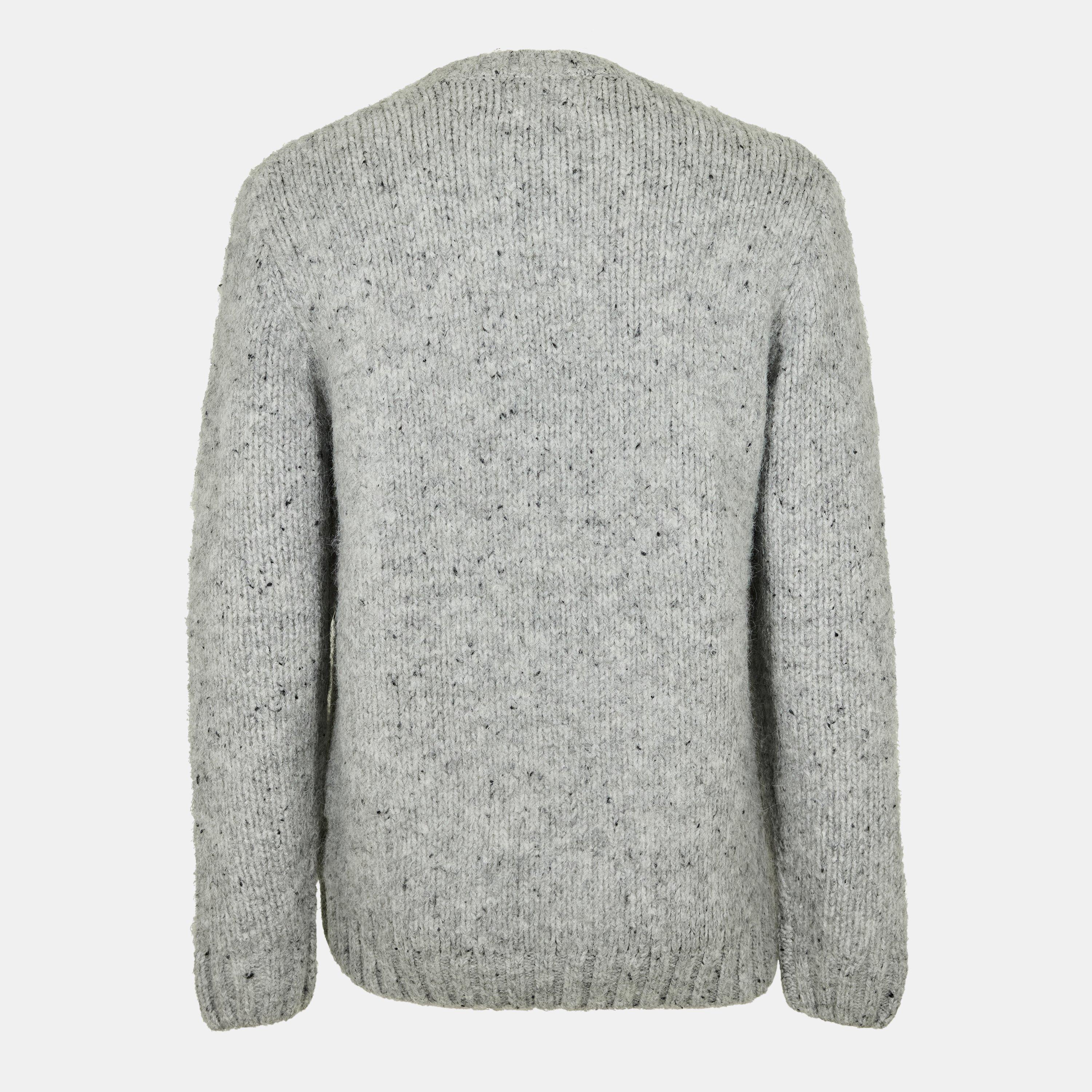 Grey Marl - Jack Wills - Jumper Drop Shoulder Long Sleeve Knitted Pullover Sweater Tops - 2