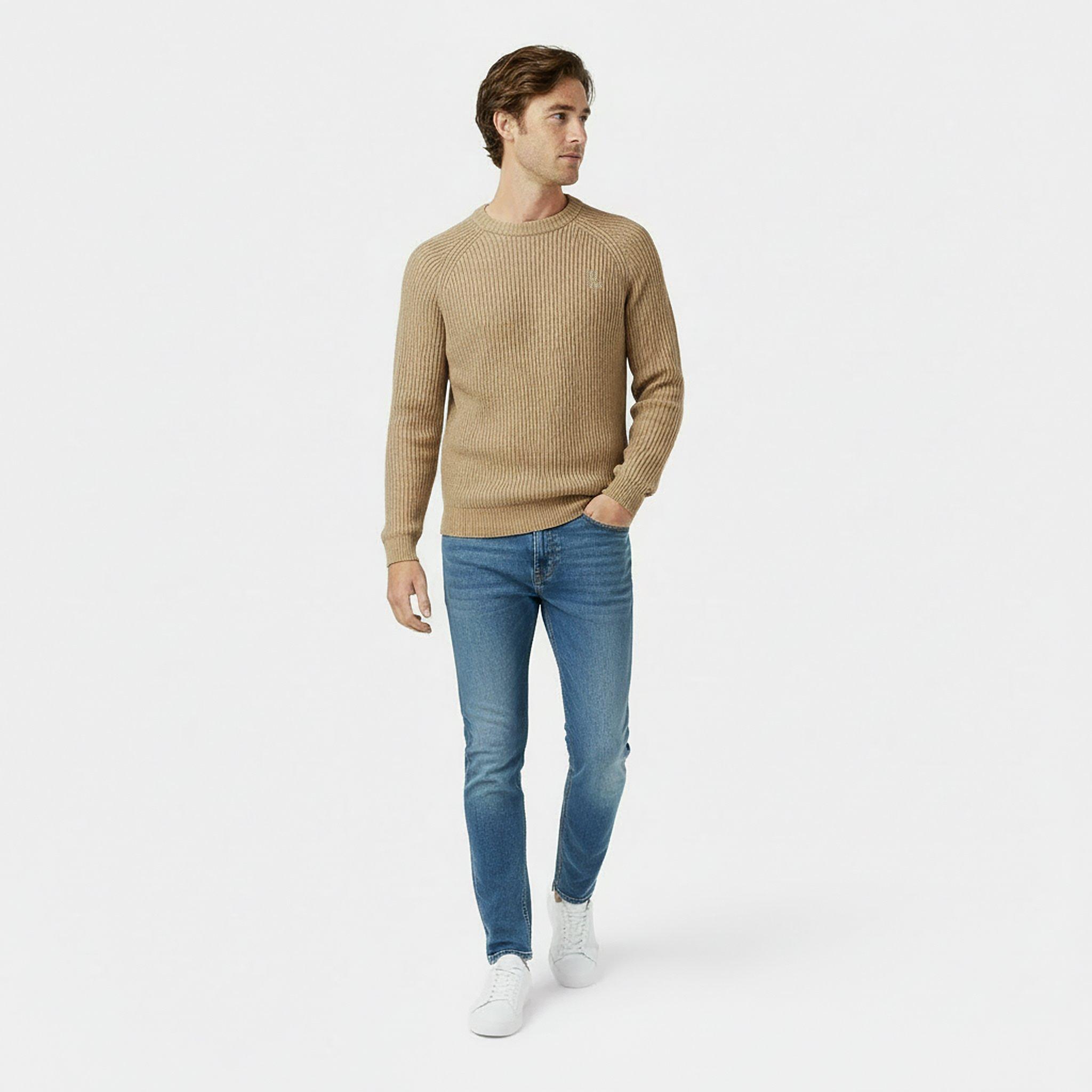 Fawn - Jack Wills - Crew Neck Jumper Men - 5