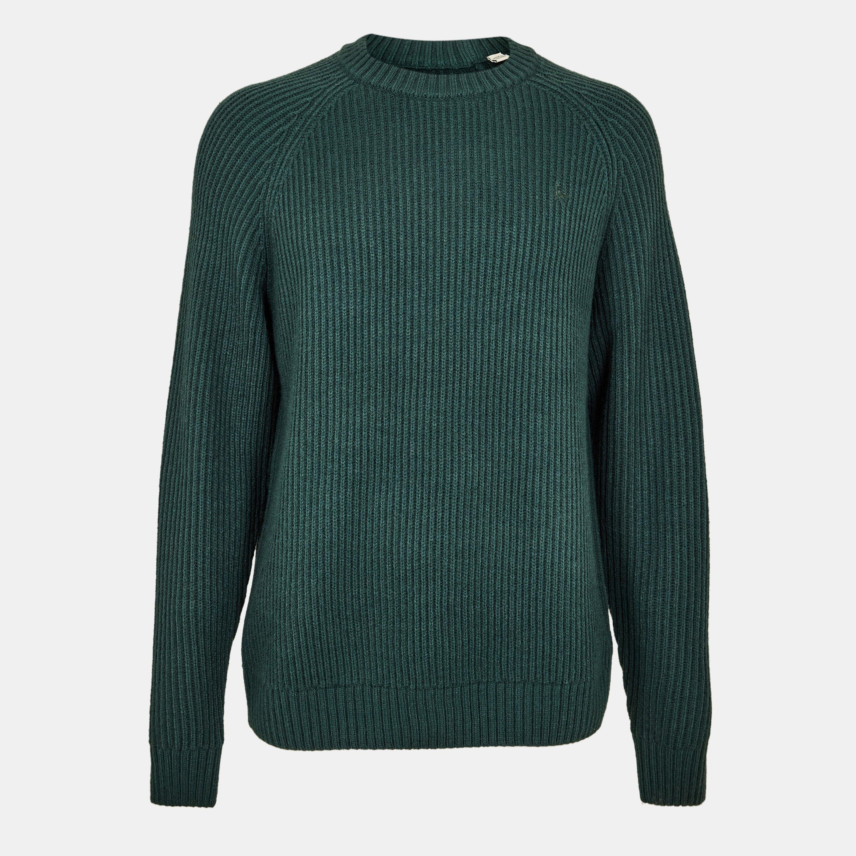 Jack Wills Men's Crew Neck Jumper - Evergreen - M