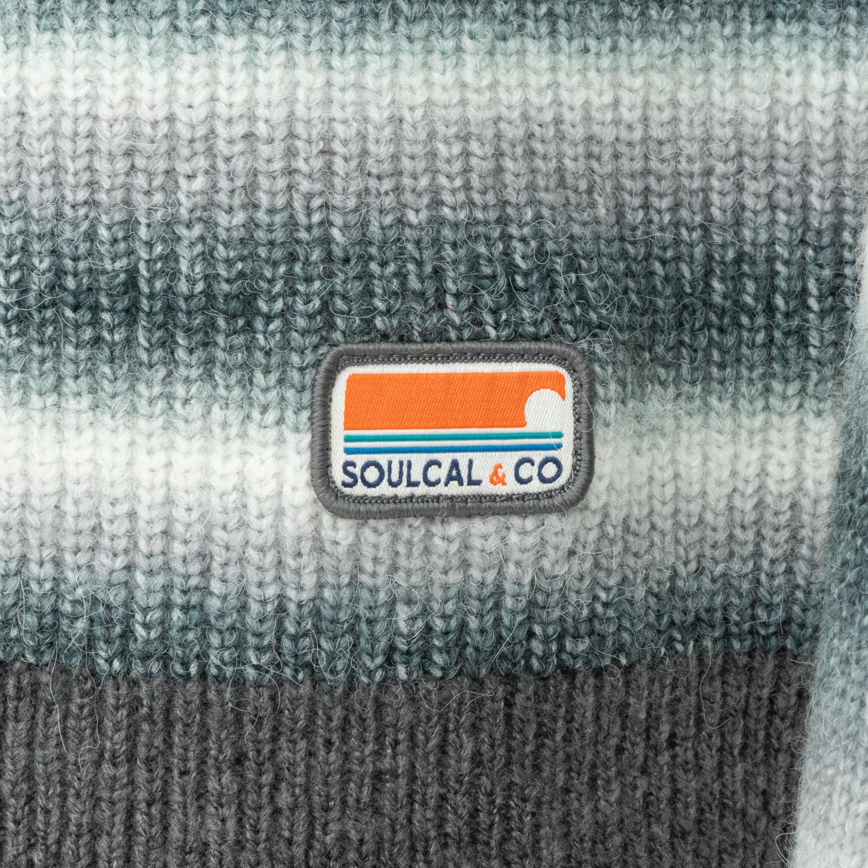 Grey/White - SoulCal - Mix Stripe Jumper Men - 5