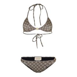 Gucci Gg Triangle Bikini Set