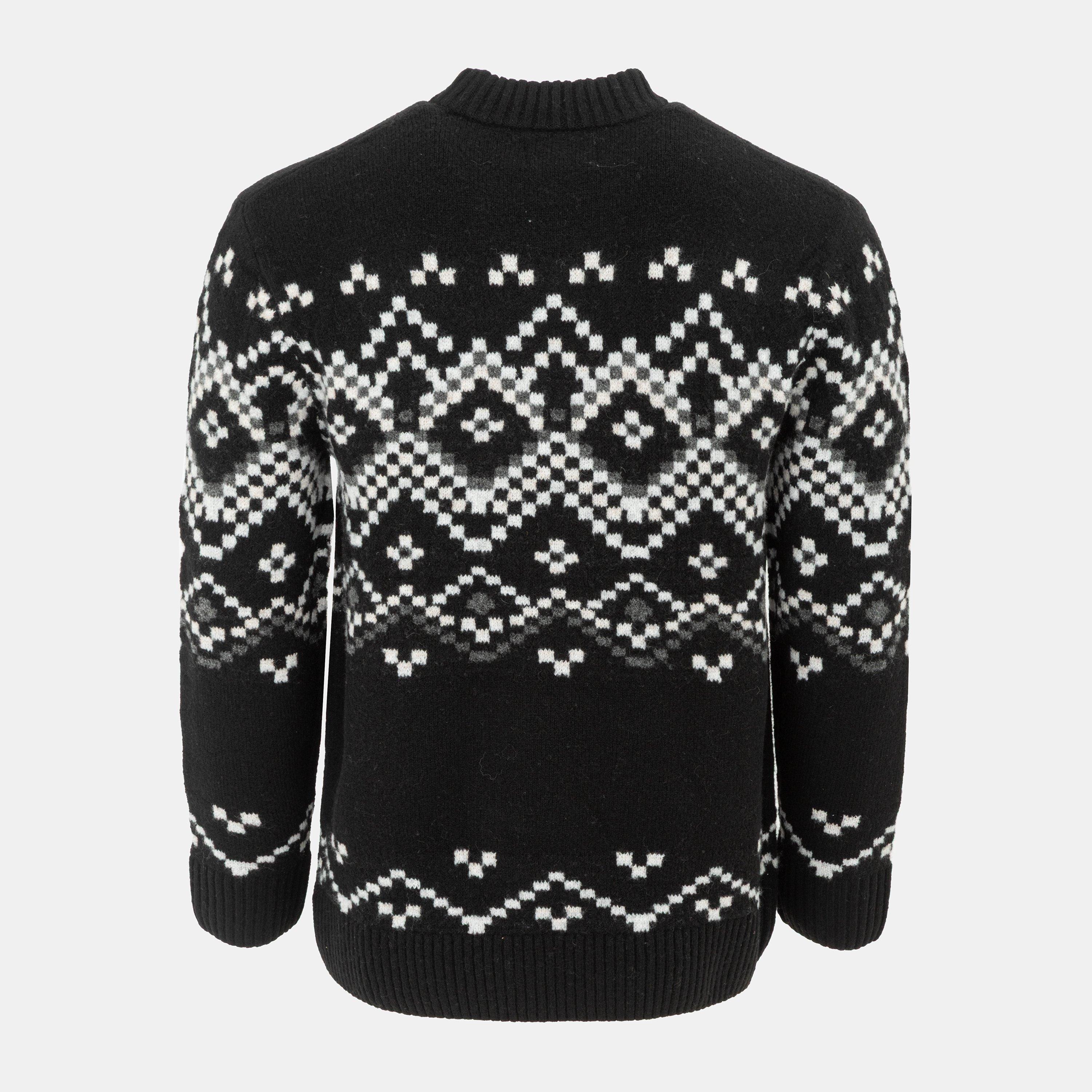 Zwart/Mono - Firetrap - Pattern Crew Jumper Men - 2