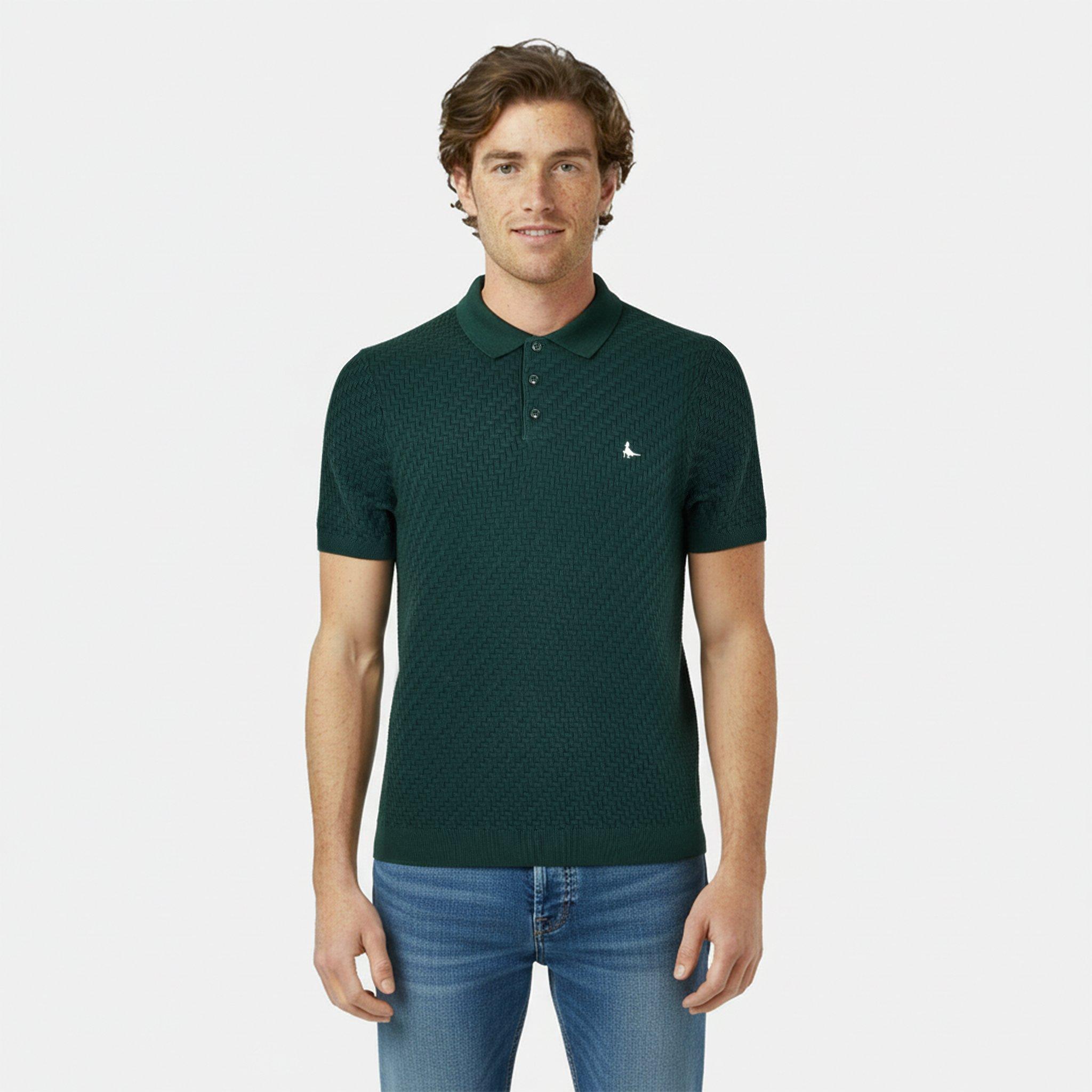 Toujours vert - Jack Wills - JW Short Sleeve Knit Polo Men - 3