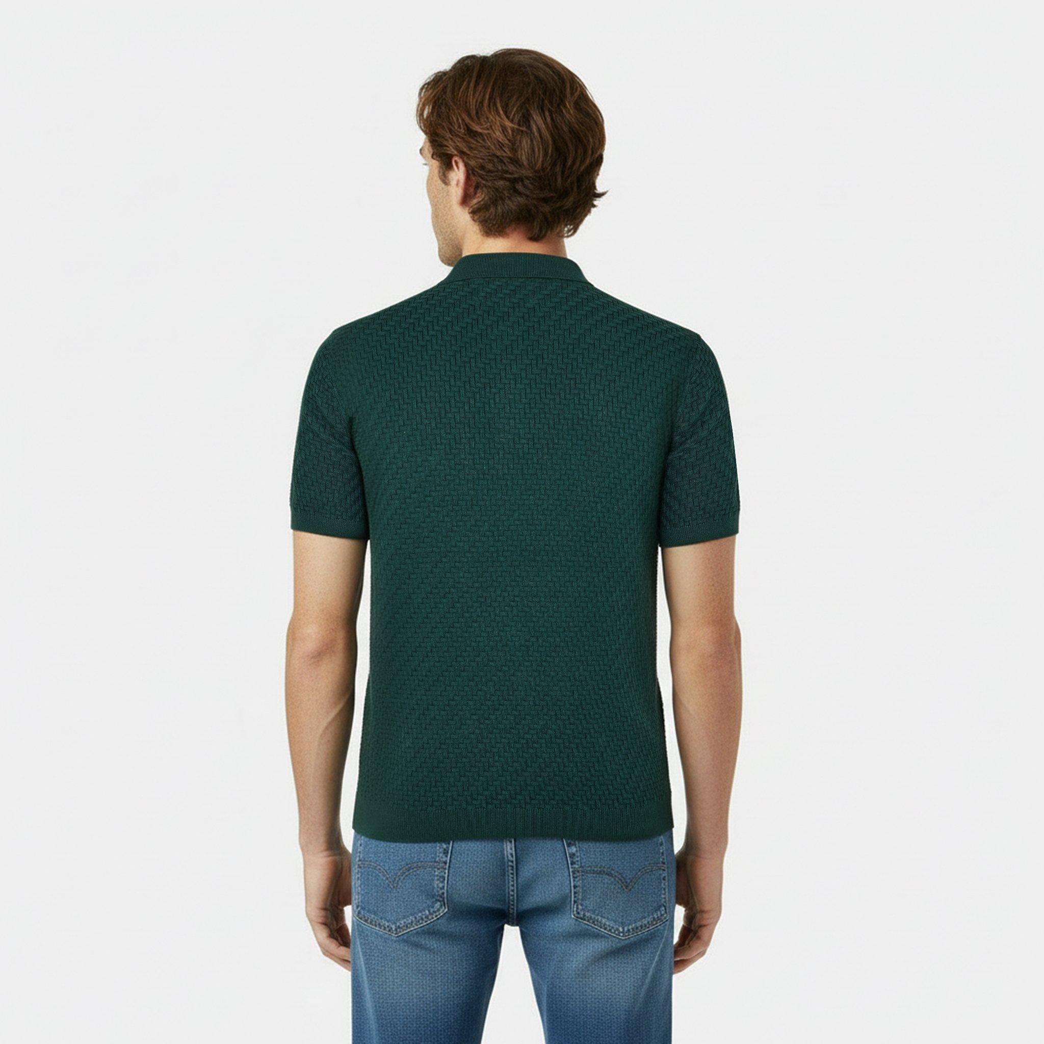 Toujours vert - Jack Wills - JW Short Sleeve Knit Polo Men - 4