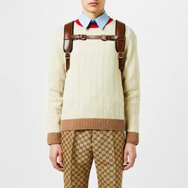 Gucci Striped Edge Ribbed Jumper