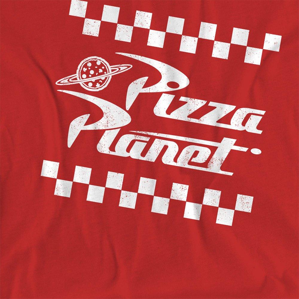 Red - Disney - Toy Story Pizza Planet Takeaway Logo T Shirt Red - 2