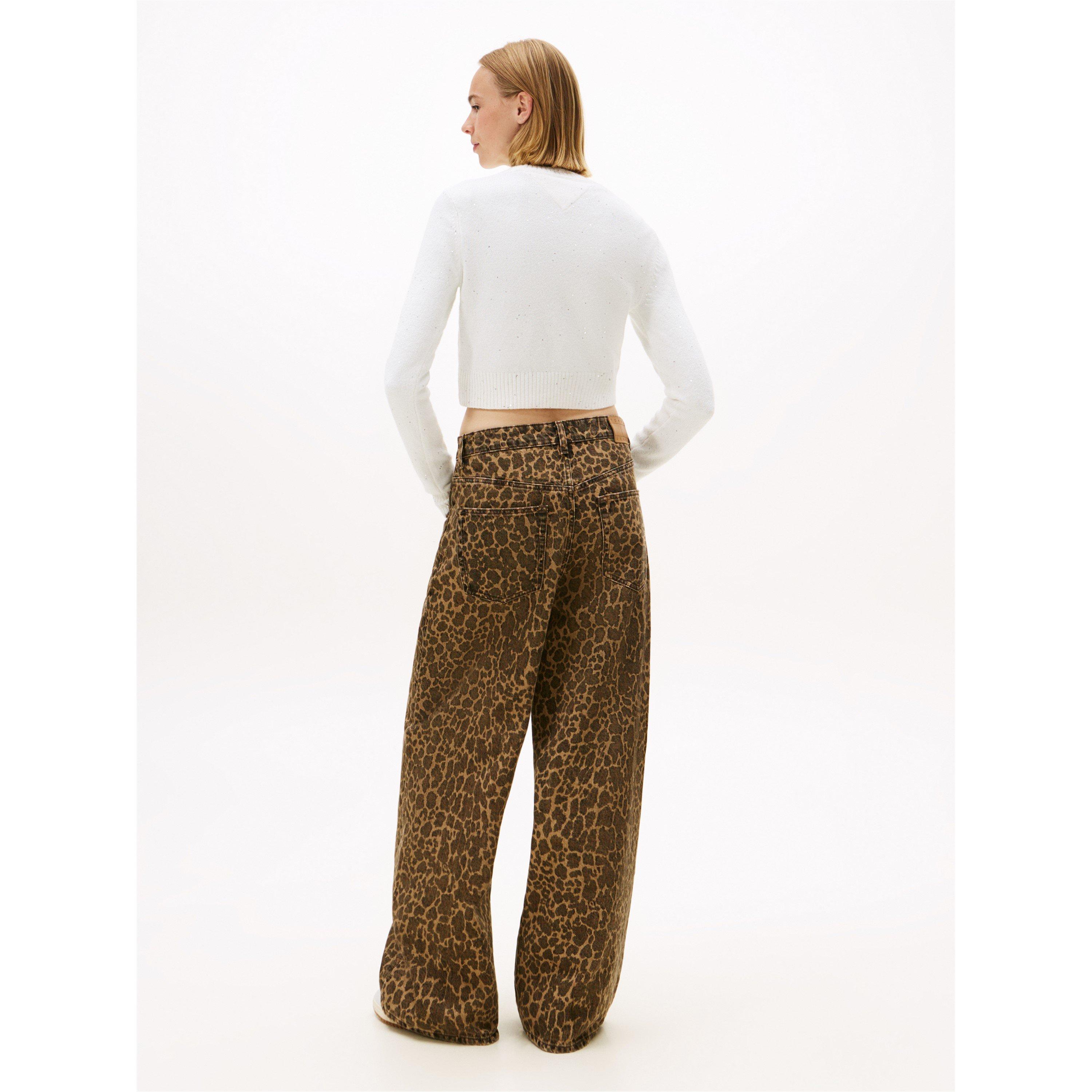 Ancient White - Tommy Jeans - TJ Sparkle Flg Knit Ld54 - 4