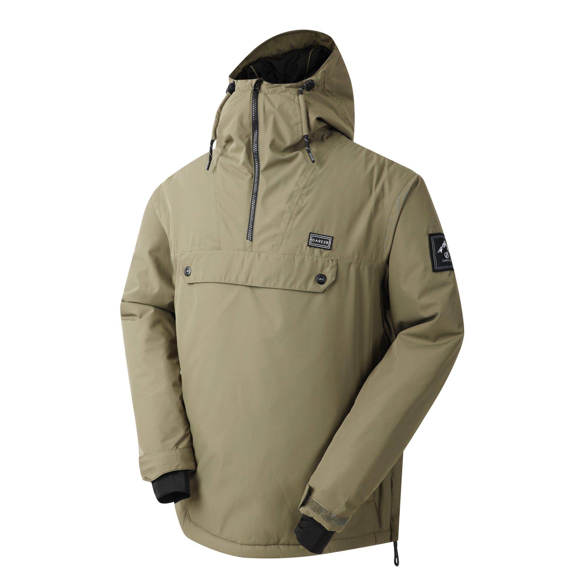 Olive Green - Dare 2b - Men's Freeride II Waterproof Breathable Windproof Relaxed Fit Jacket - 11