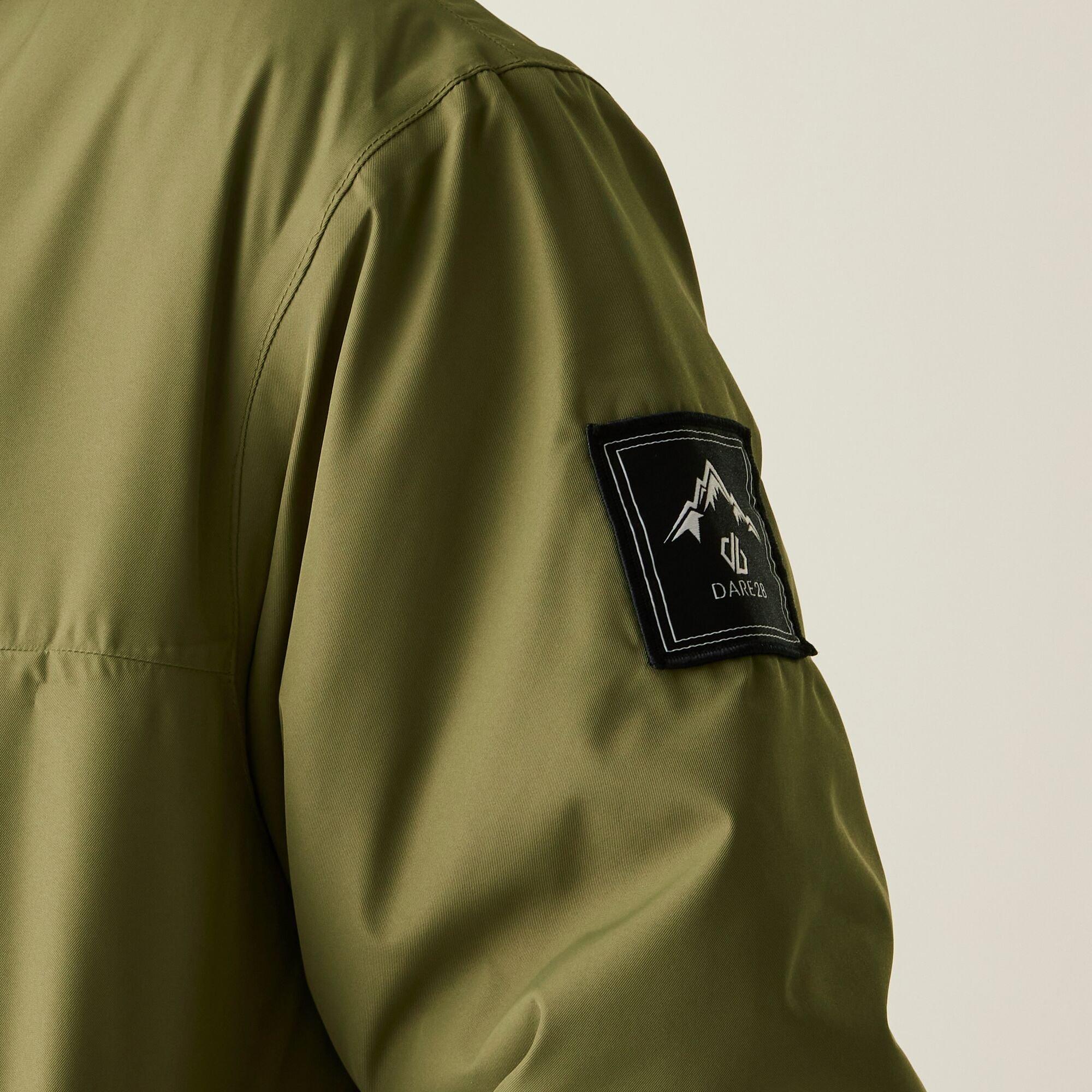 Olive Green - Dare 2b - Men's Freeride II Waterproof Breathable Windproof Relaxed Fit Jacket - 5