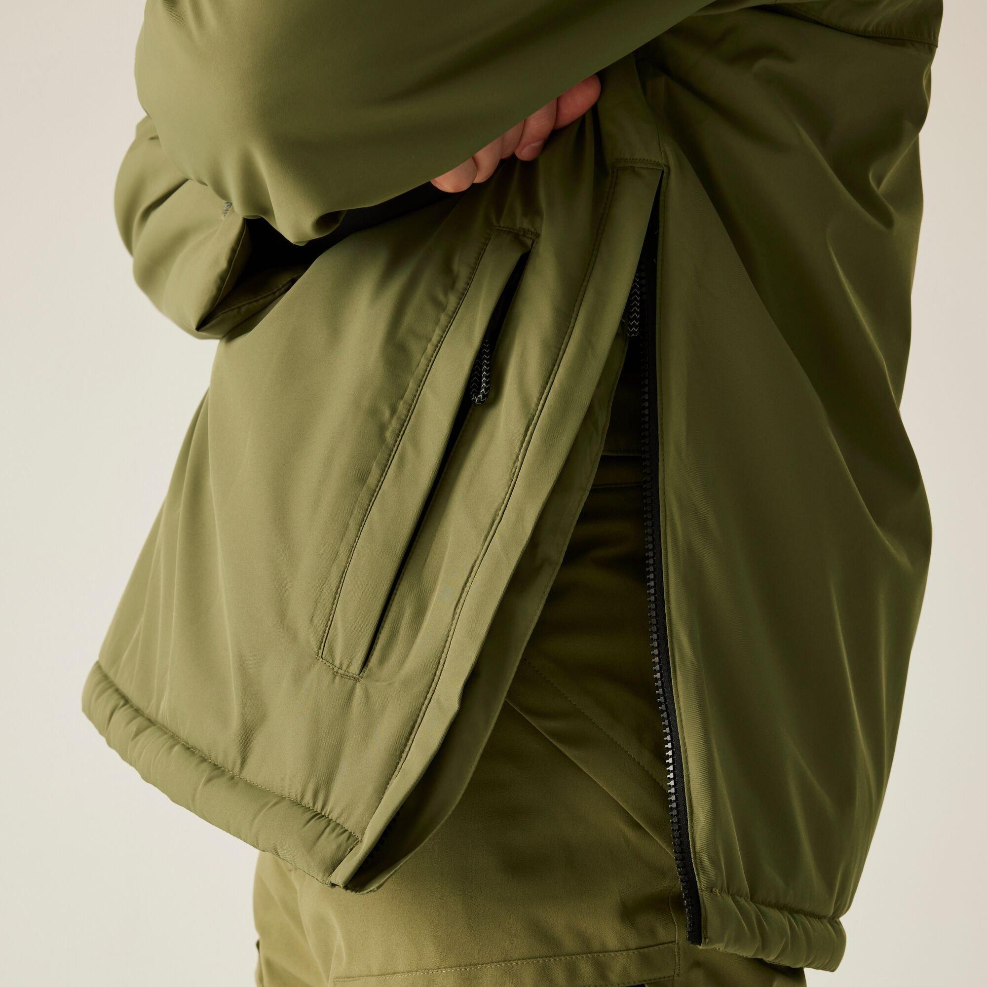 Olive Green - Dare 2b - Men's Freeride II Waterproof Breathable Windproof Relaxed Fit Jacket - 6