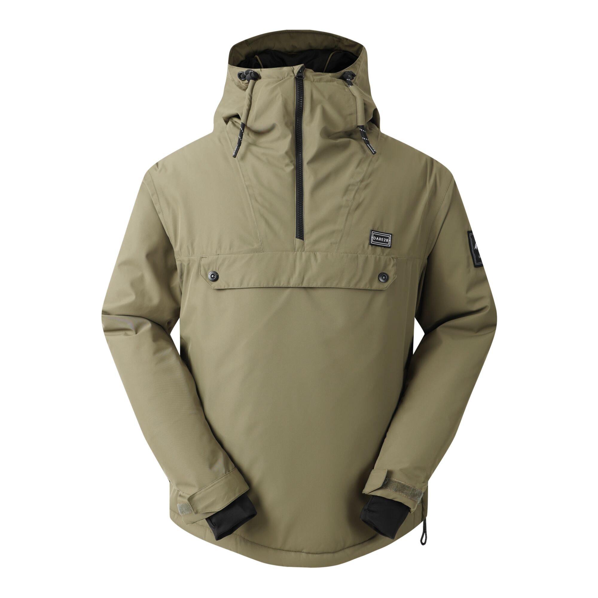 Olive Green - Dare 2b - Men's Freeride II Waterproof Breathable Windproof Relaxed Fit Jacket - 10