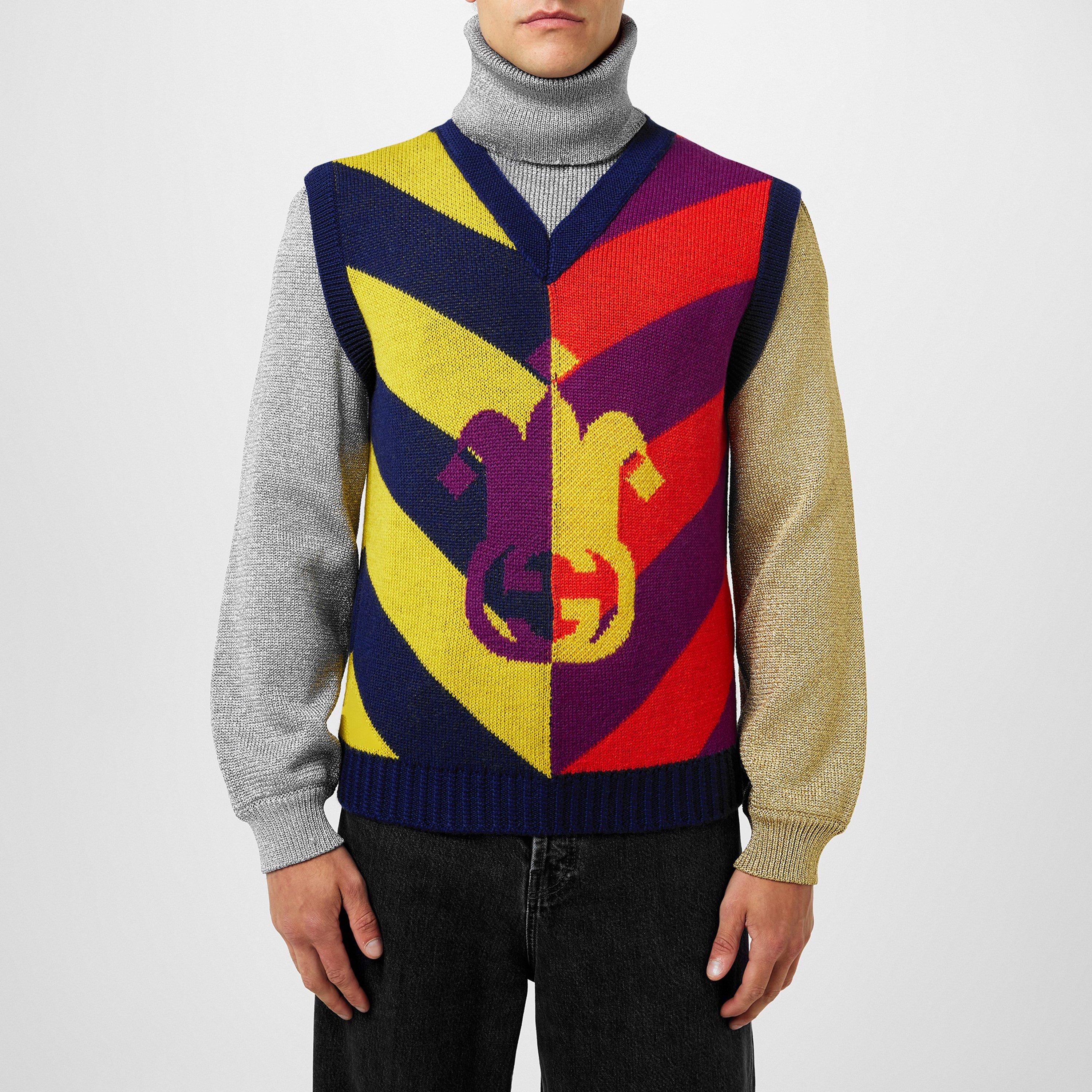 Gucci jacquard jumper hotsell