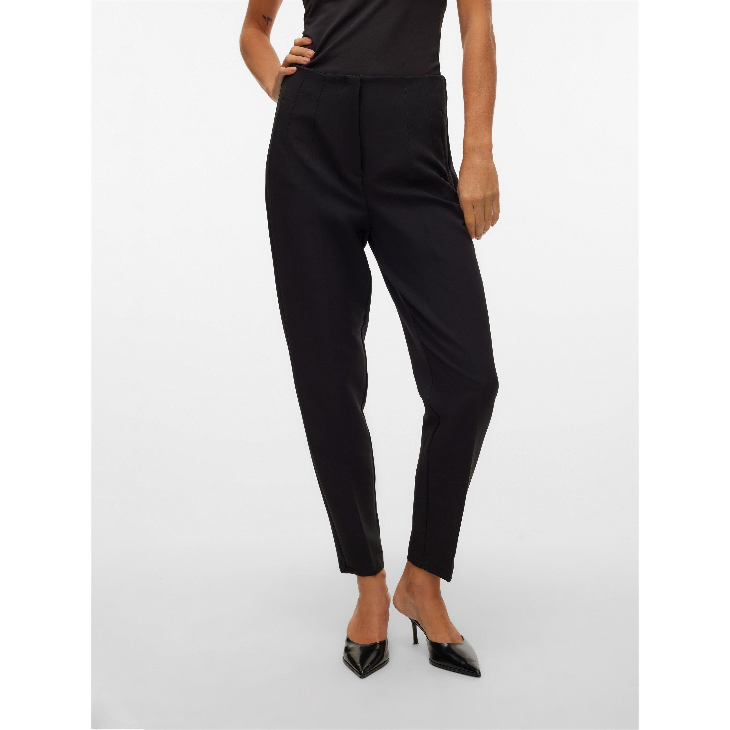 Schwarz - Vero Moda - Lina Tapered Cigarette Trouser - 5