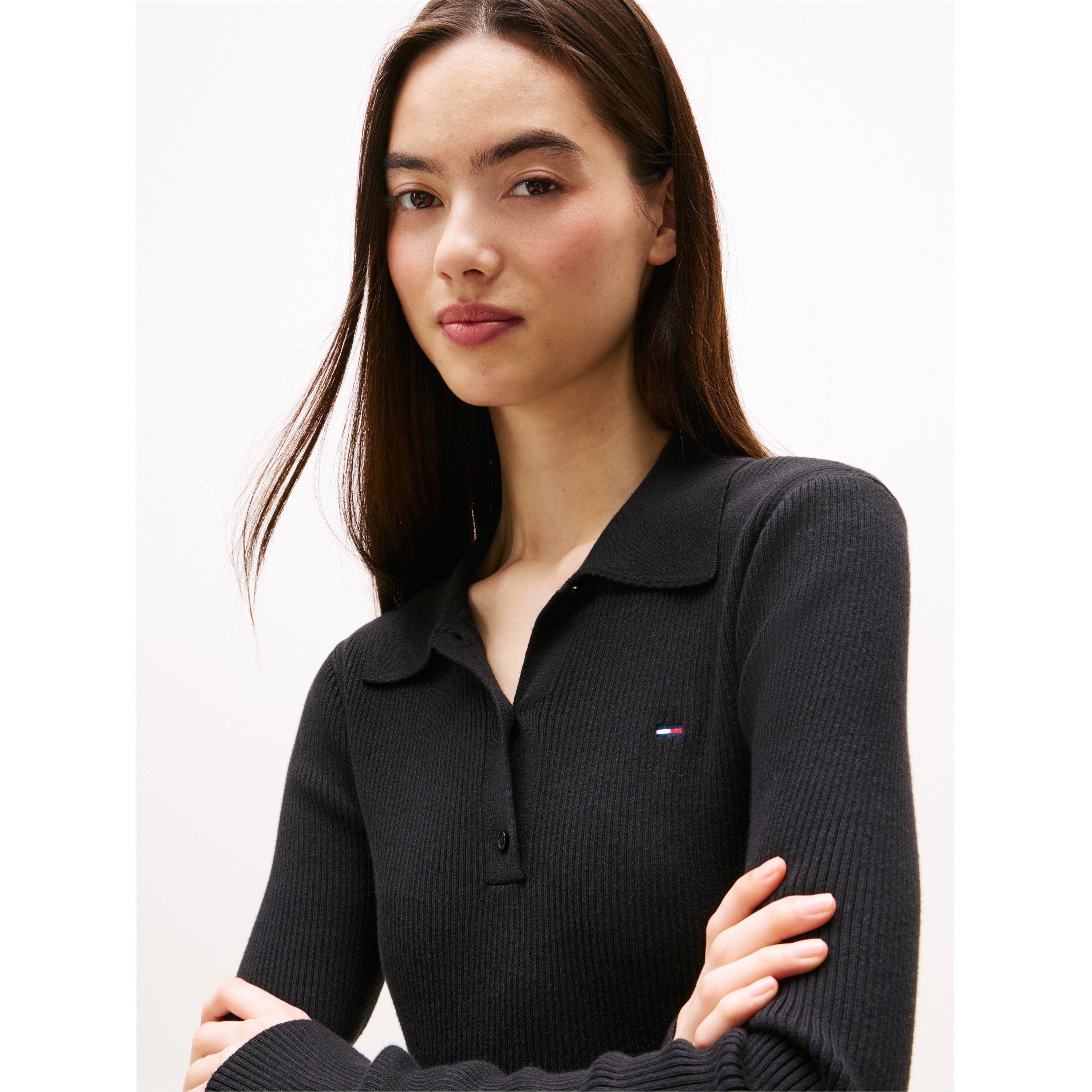 Black - Tommy Jeans - Women's Crew Neck Jumper - 5