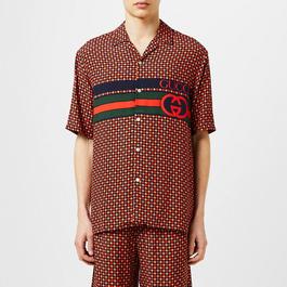 Gucci Printed Silk Shirt