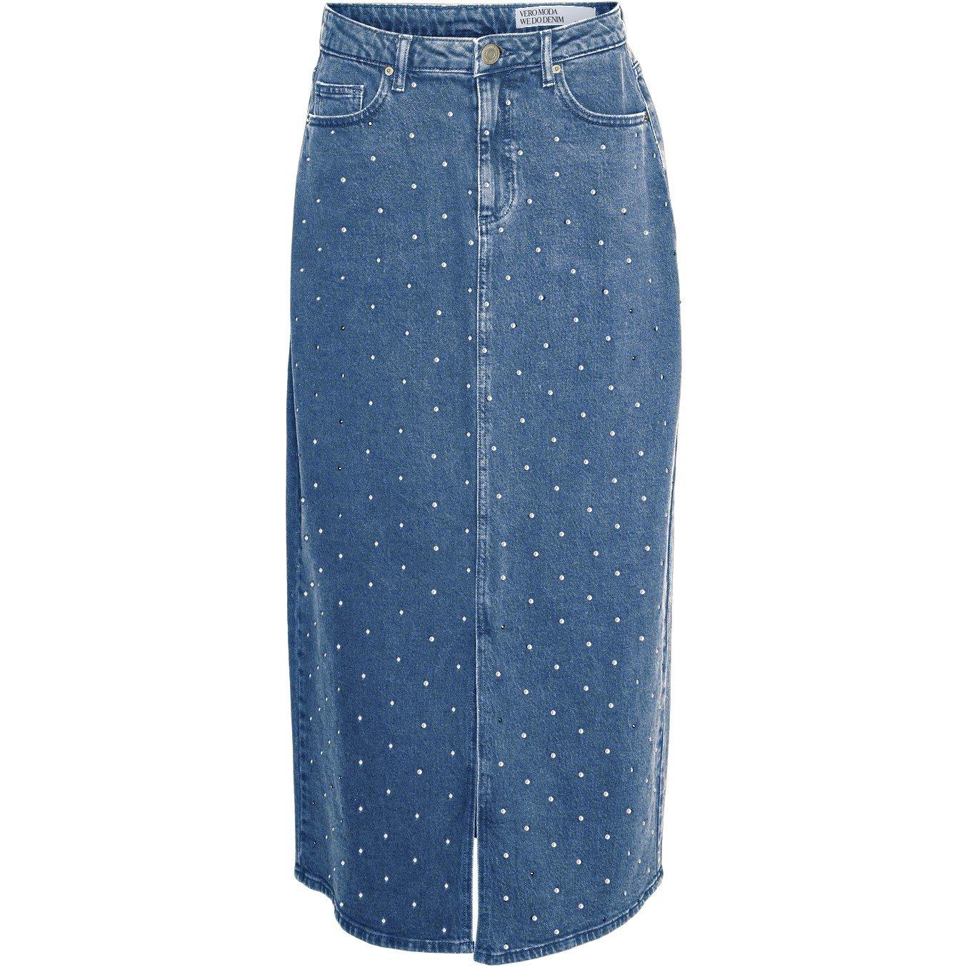 Med Blue Denim - Vero Moda - Women's Tessa Denim Skirt