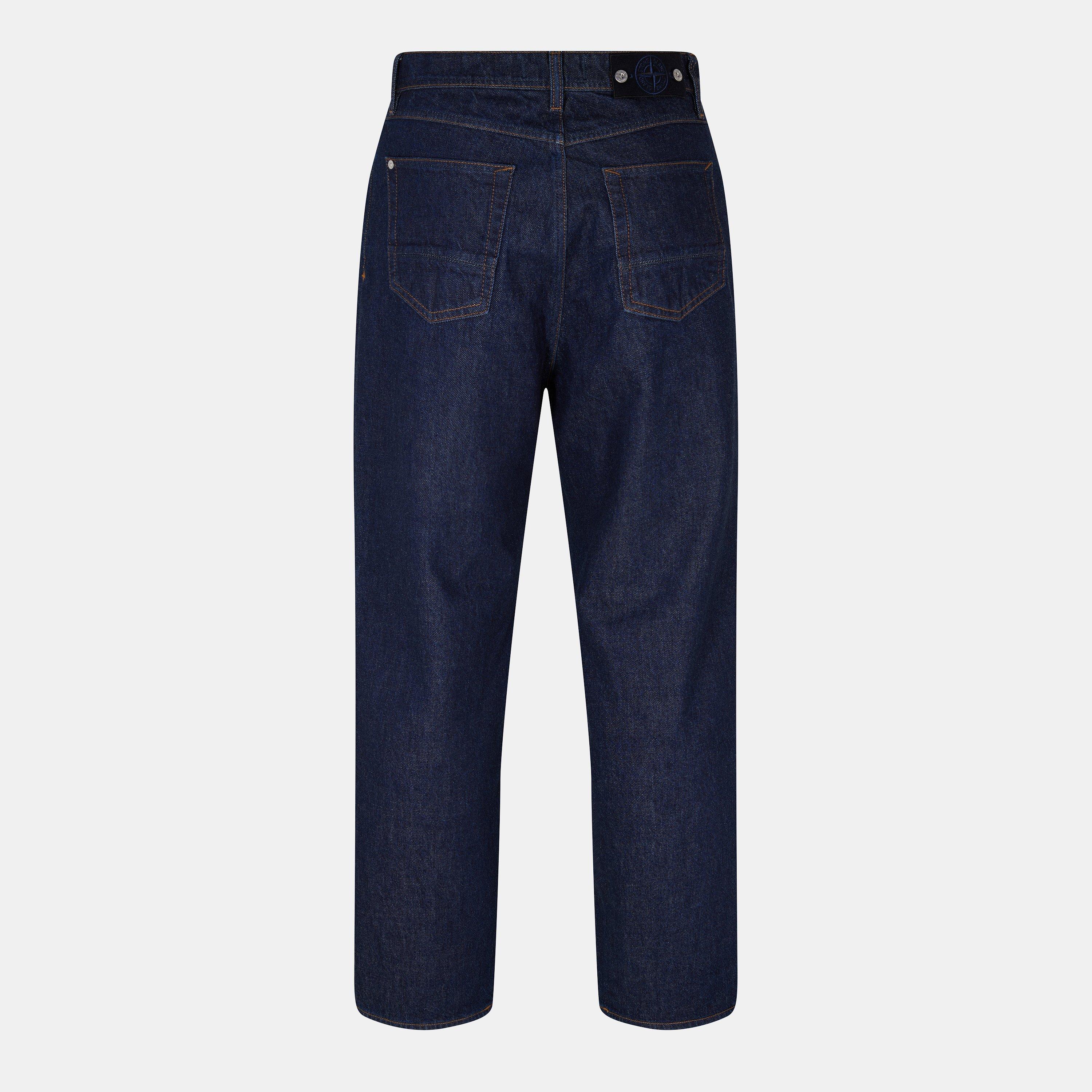 Indigo VJ201 - Stone Island - Mens Denim Research Loose Fit Jeans - 2
