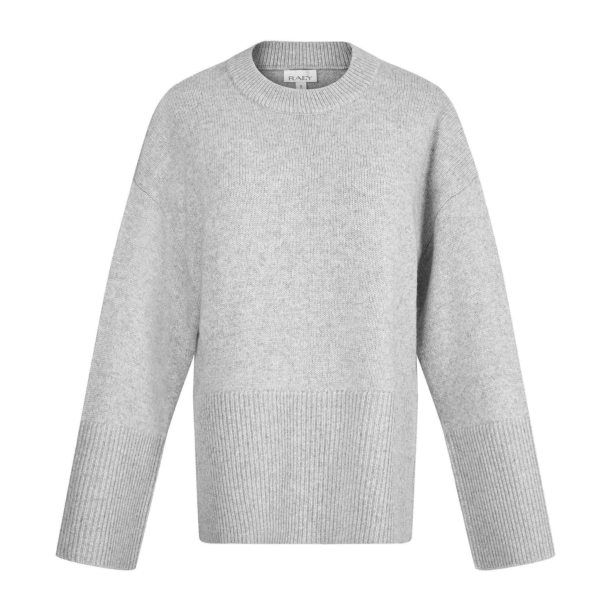 Raey Women's Long Sleeve Fine Knit Crew Neck Jumper